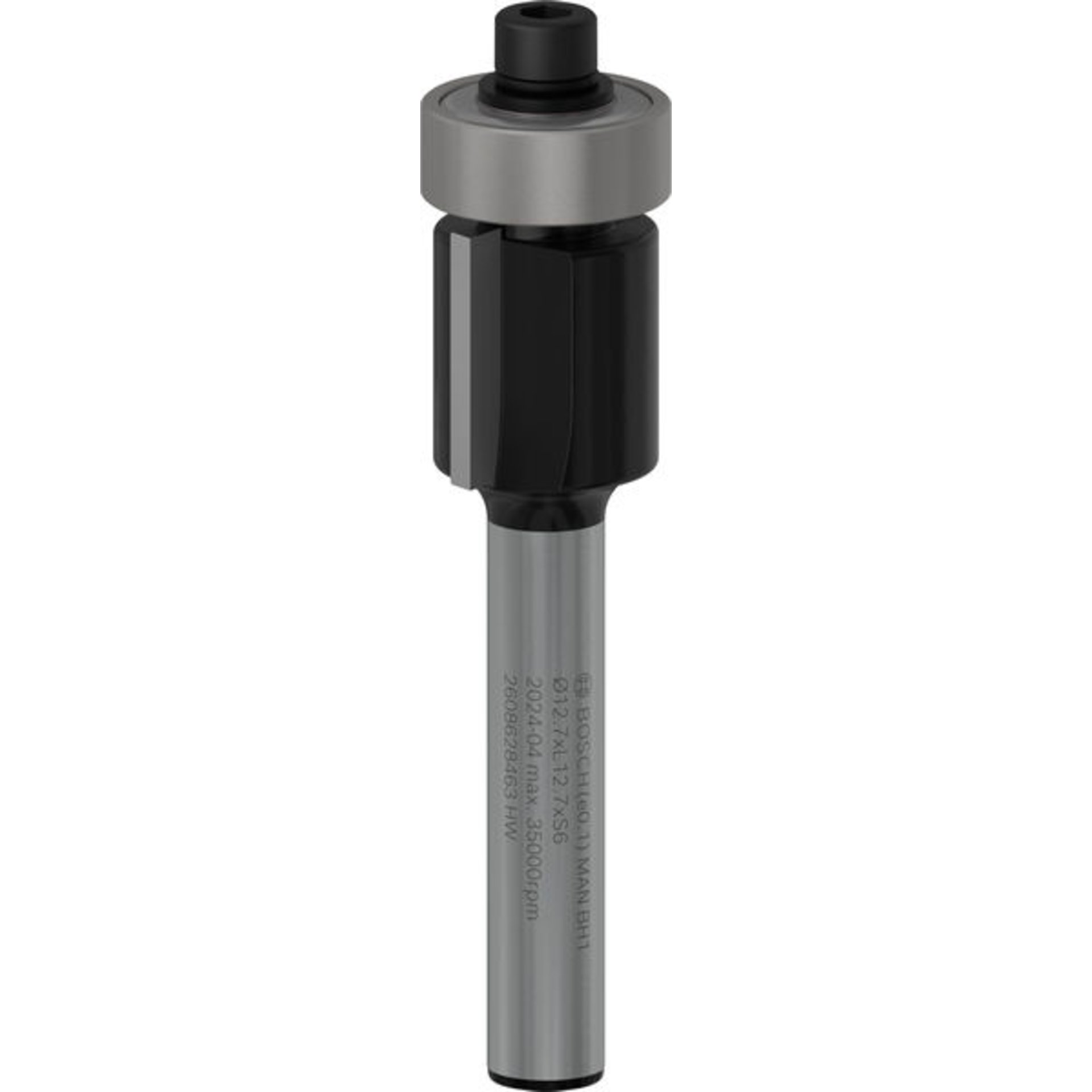PRO Bündigfräser mit untenlieg. Führungskugellager, Ø 12,7 x L 12,7, Schaft 6 mm