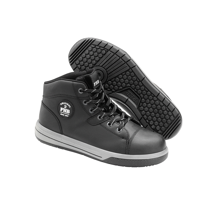FHB LINUS S3 Sneaker EN ISO 20345-2011-S3 hoch schwarz Gr. 42