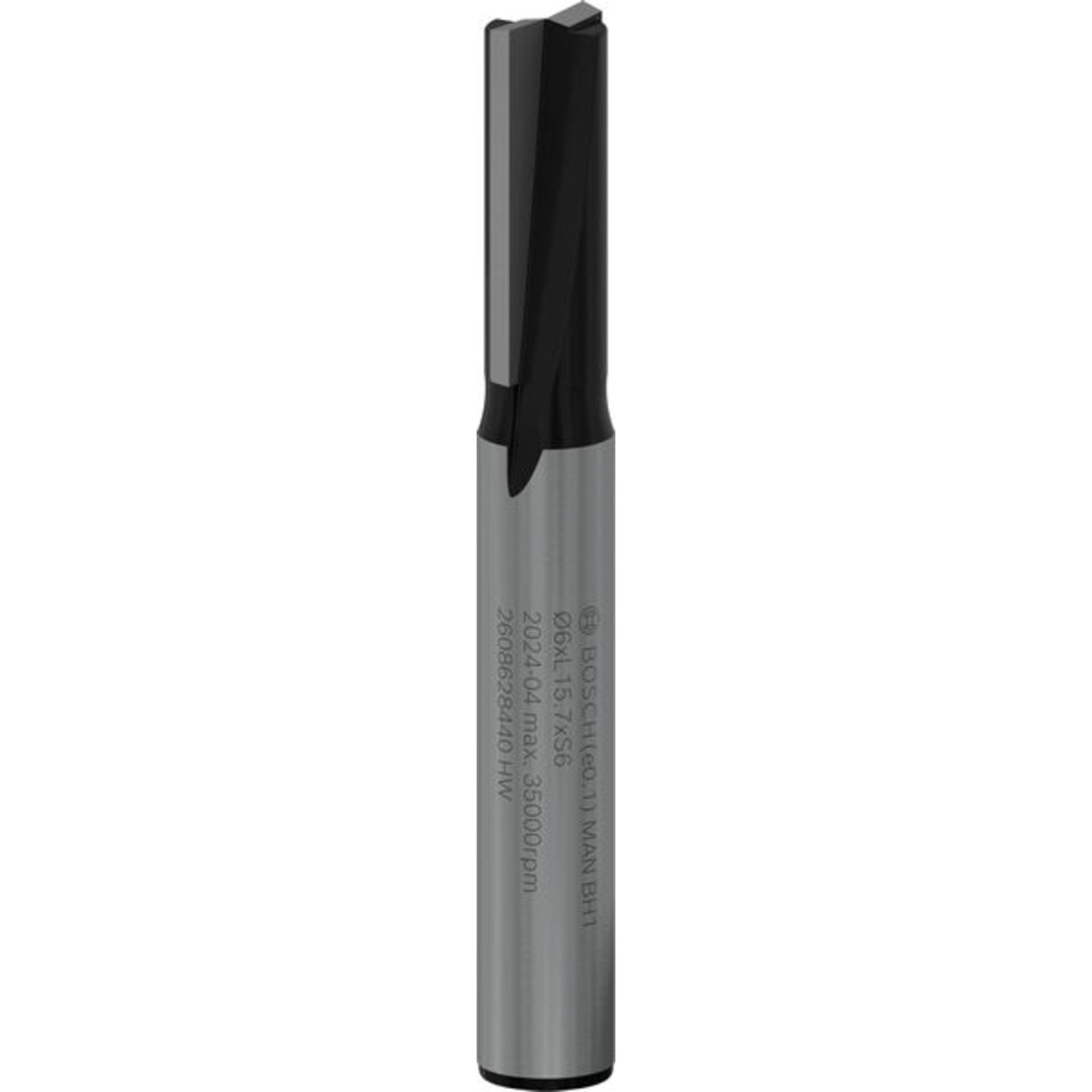 PRO Nutfräser, zweischneidig, Ø 6 x L 15,7, Schaft 6 mm