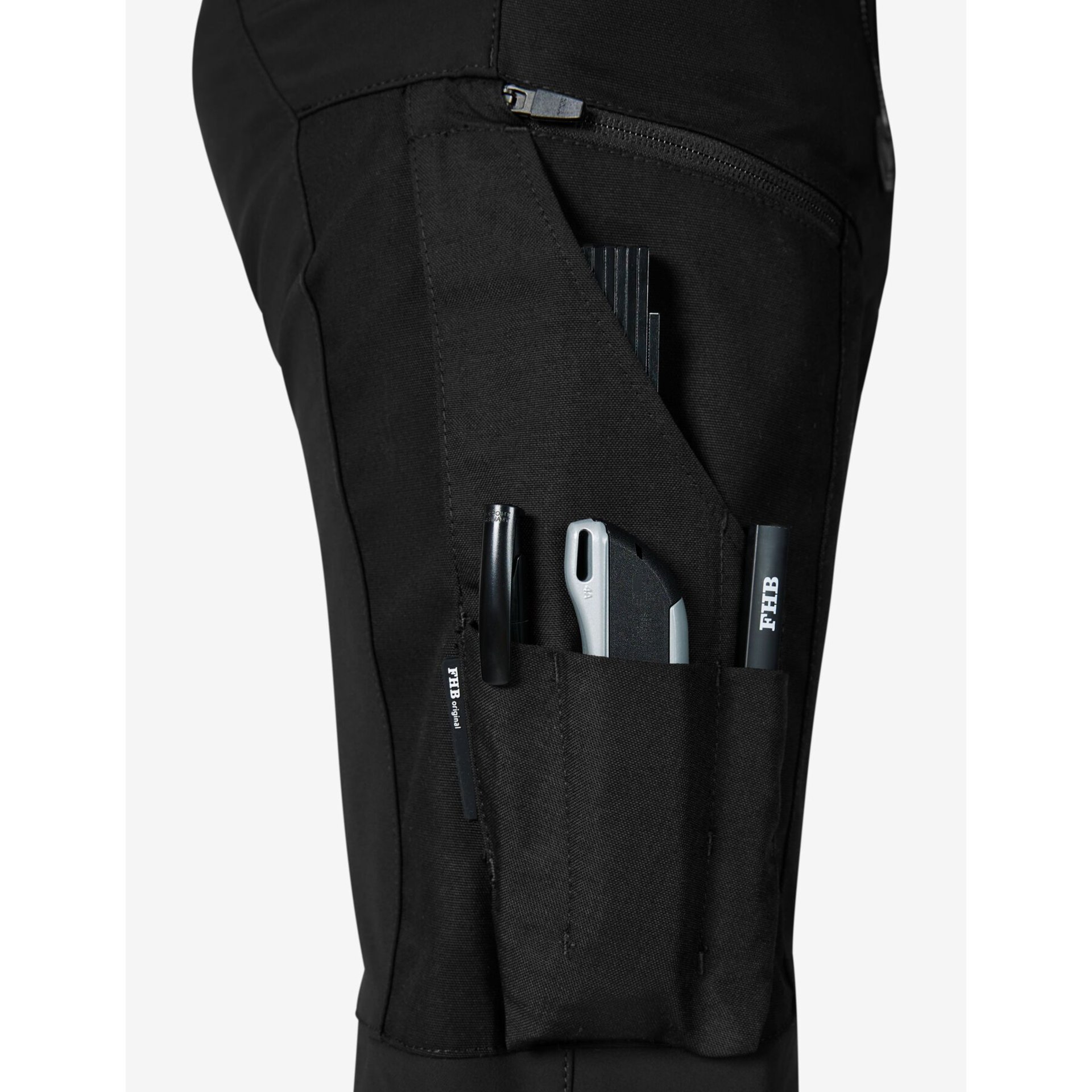 LEO Arbeitshose elastisch schwarz 98