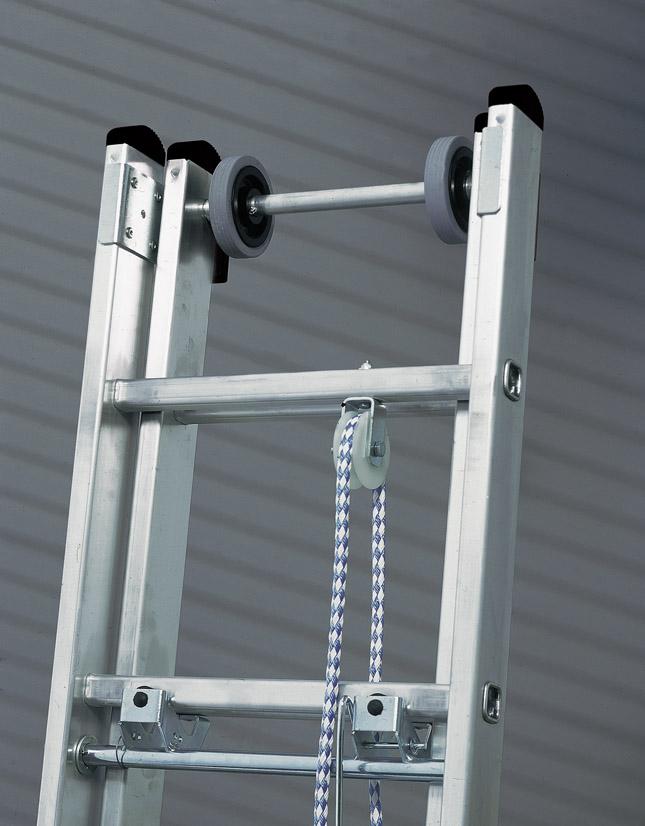 Alu-Schiebeleiter 2tlg. 2x14 Sprossen