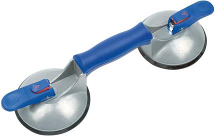 Saugheber m.Anzeige 60kg m. 2-Kopf-Alu Saugheber m.Anzeige 60kg m. 2-Kopf-Alu