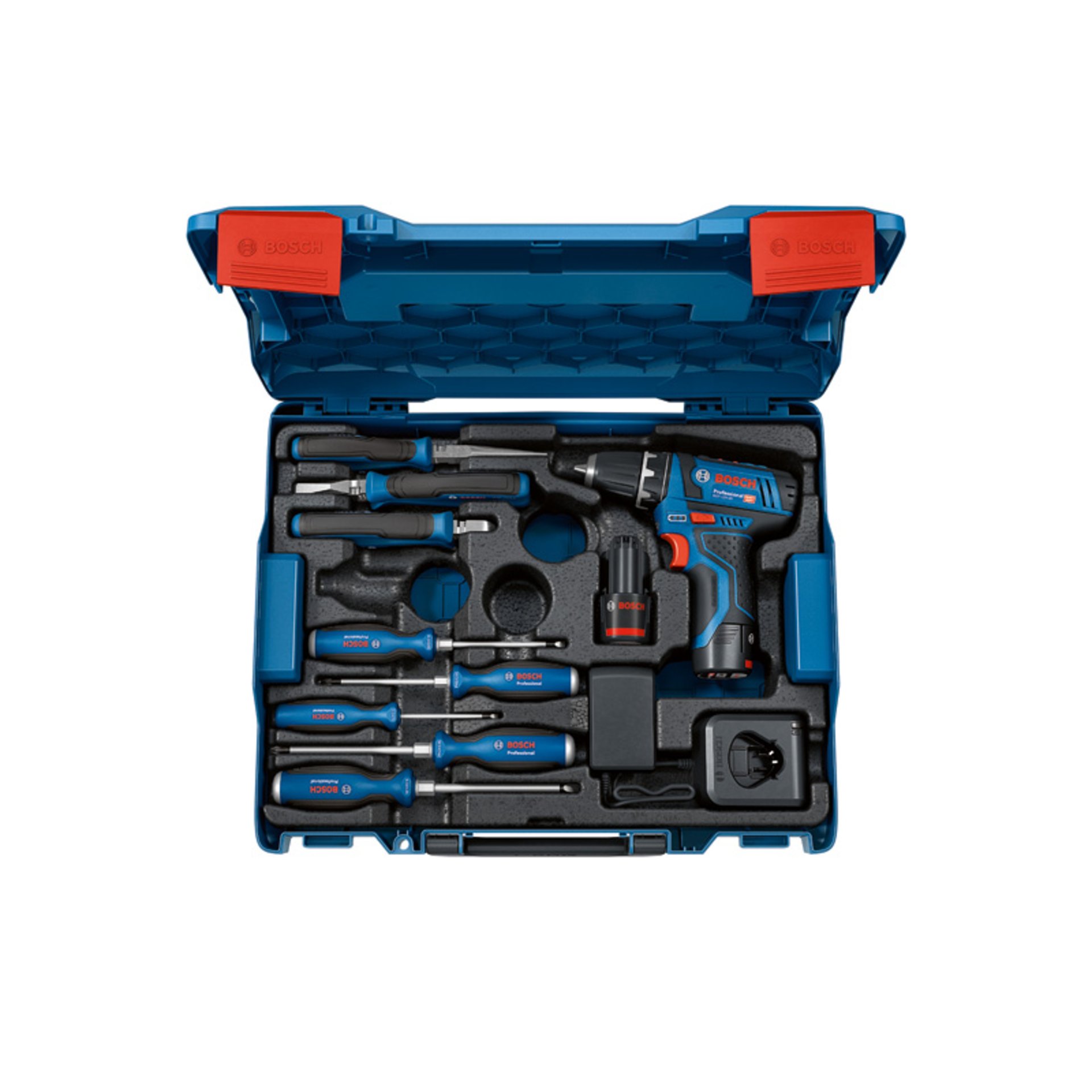 Combo Kit GSR 12V-15 Professional und Handwerkzeuge
