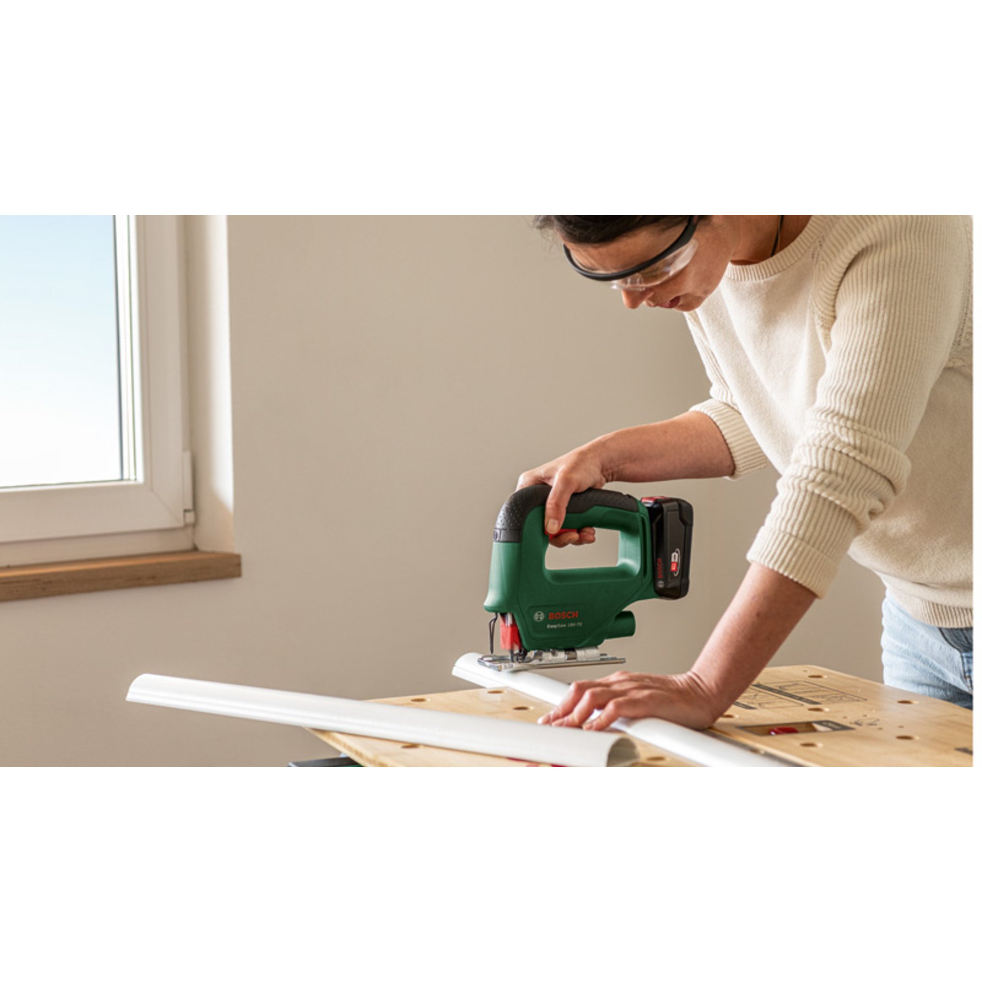 Akku-Stichsäge EasySaw 18V-70, 1 x Akku PBA 18V 2.0Ah