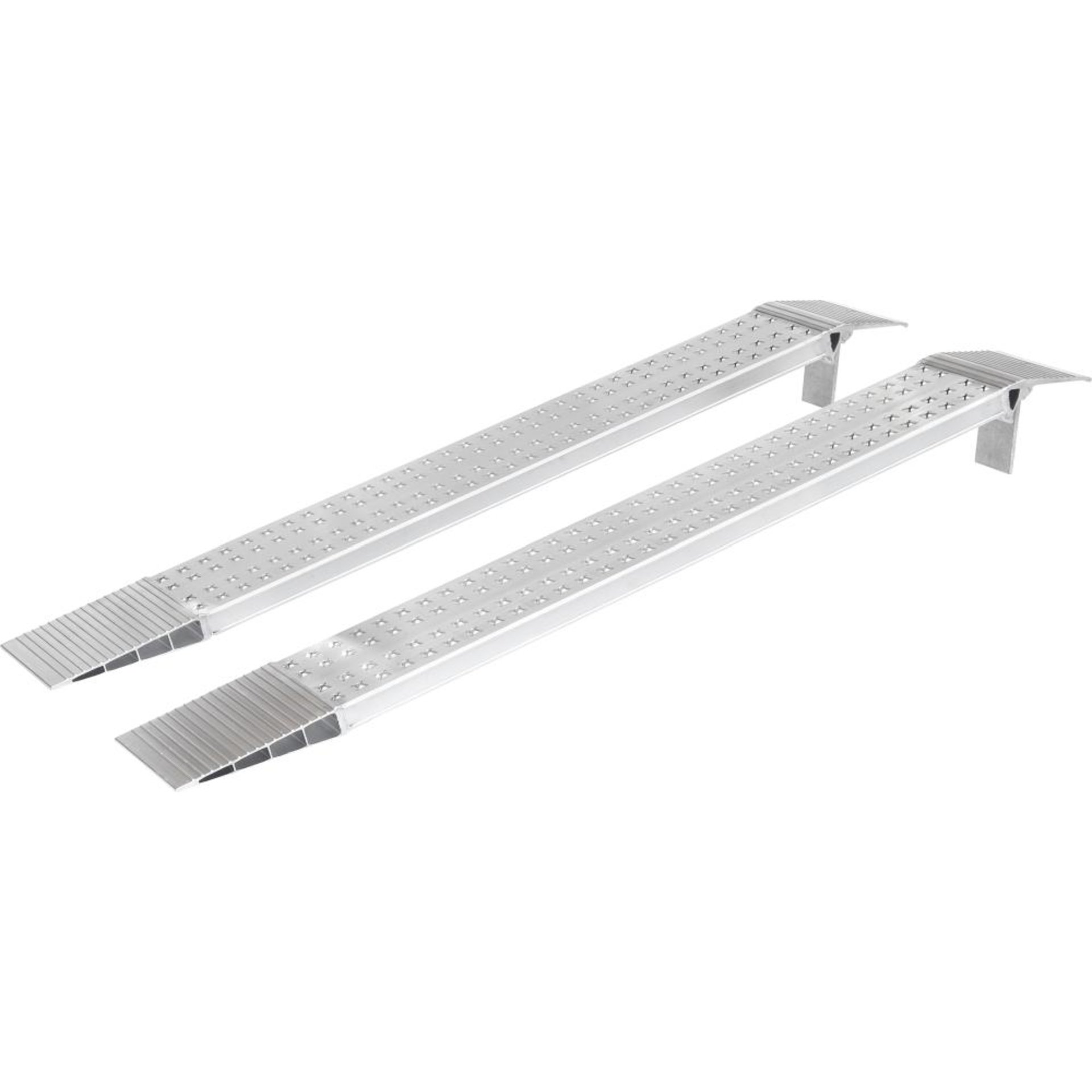 Verladeschiene Aluminium L1500xFB200 mm ohne Rand Tragkraft 870 kg/Paar
