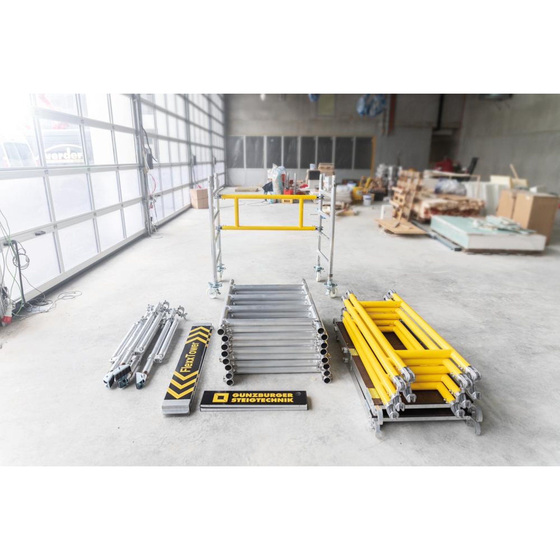 Ein-Personen-Gerüst Plattform B1200xT600 mm Plattformhöhe 1,10 m Arbeitshöhe bis 3,10 m