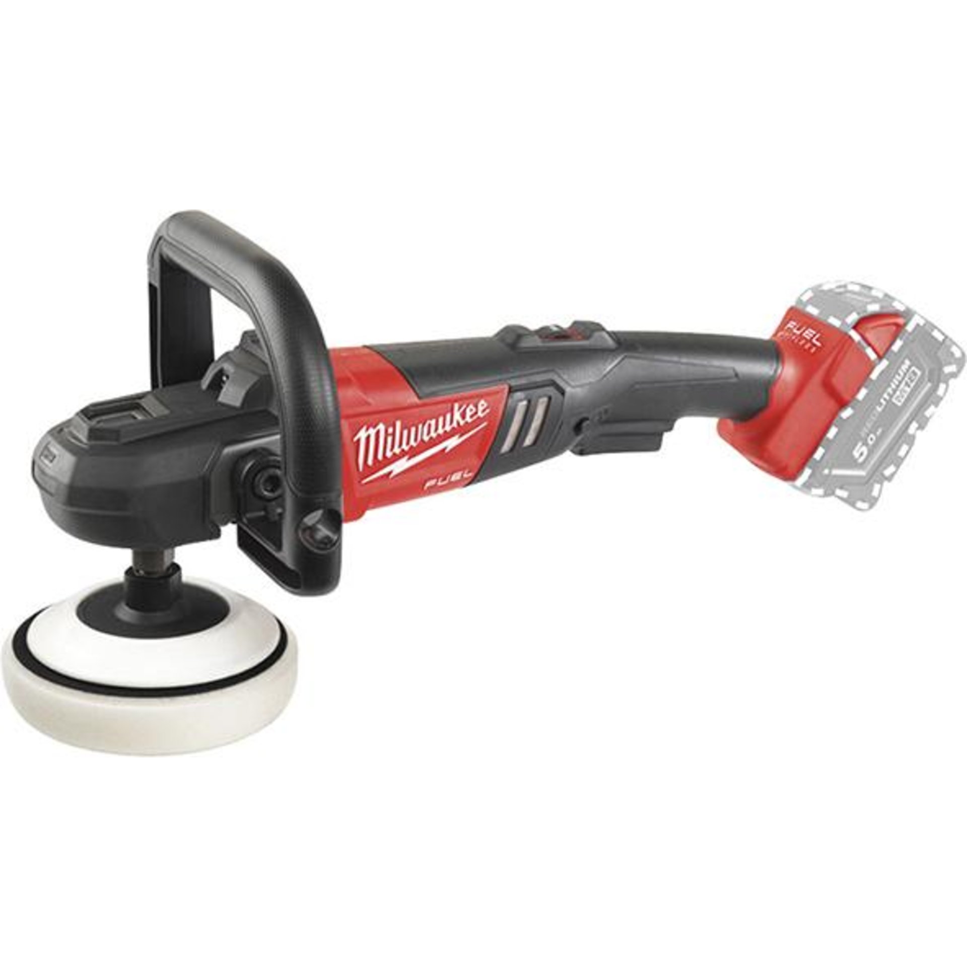 Akku-Polierer solo M18FAP180-0X Milwaukee ohne Akku ohne Ladegerät HD-Box