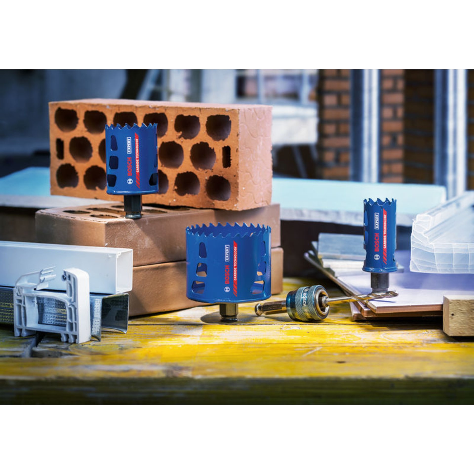 EXPERT Multi Material Lochsäge-Starter-Set, 51 x 60 mm