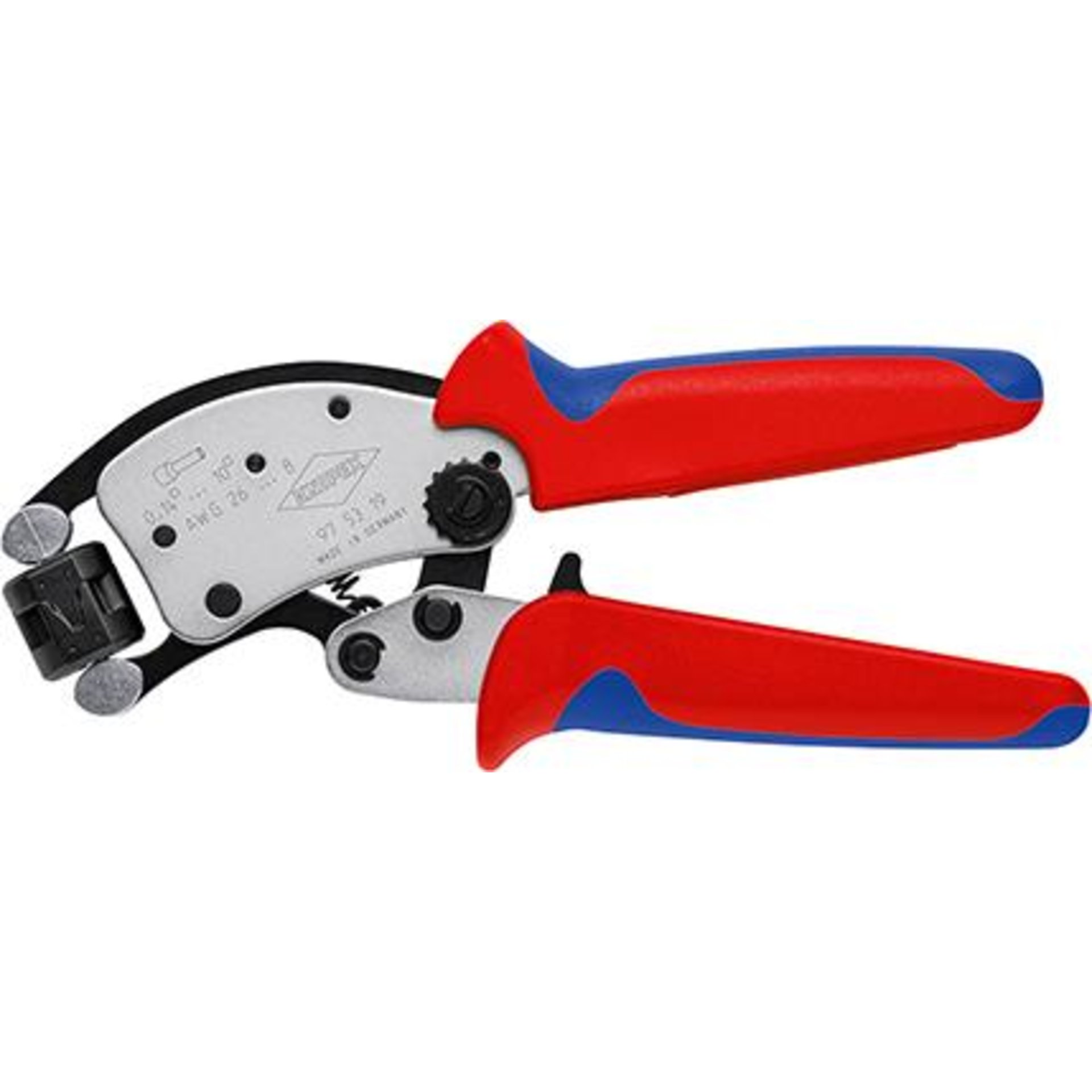 Crimpzange für Aderendhülsen Twistor T 0,14-10qmm / 2x0,25qmm KNIPEX