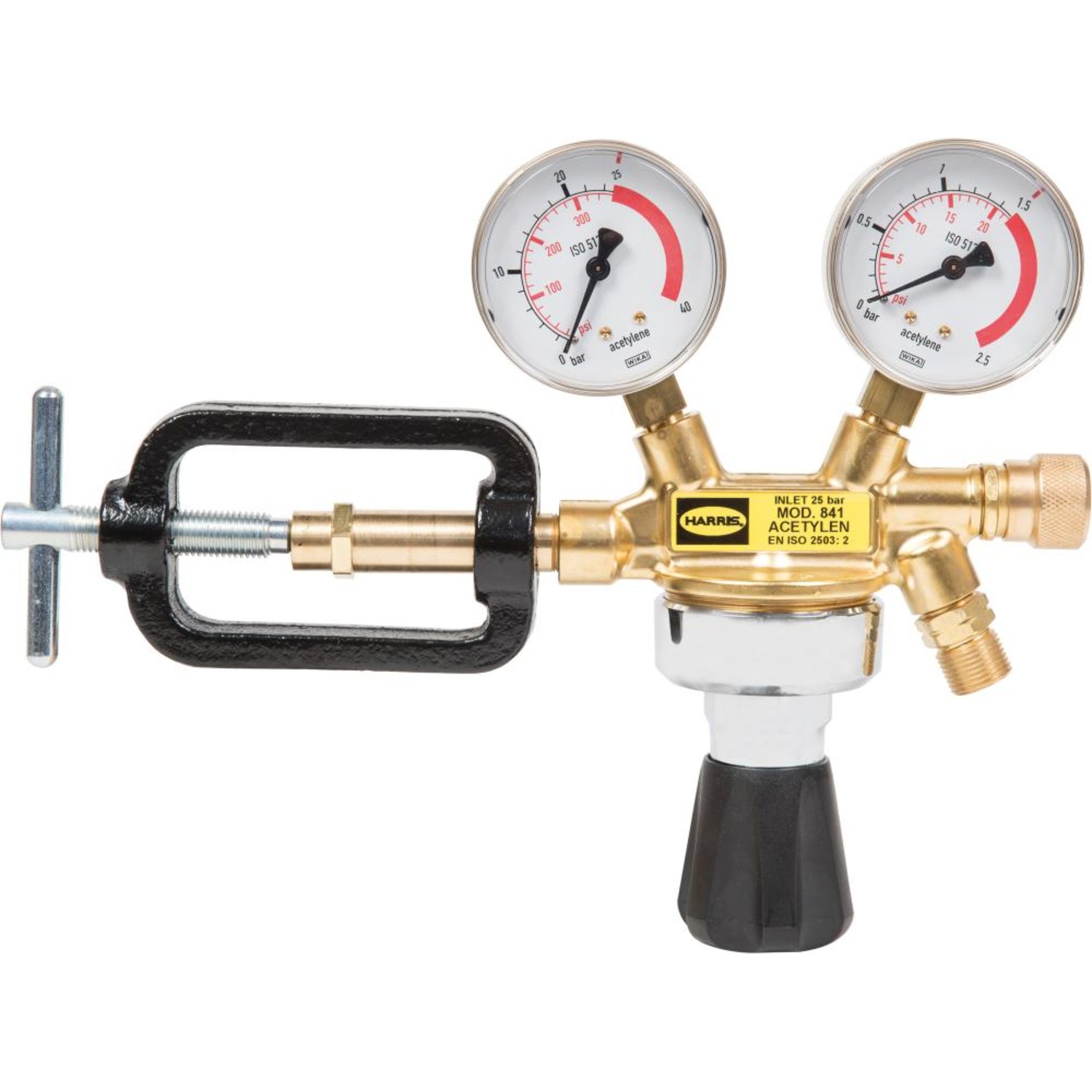 Flaschendruckminderer einstufig, Acetylen 0-1,5 l/min