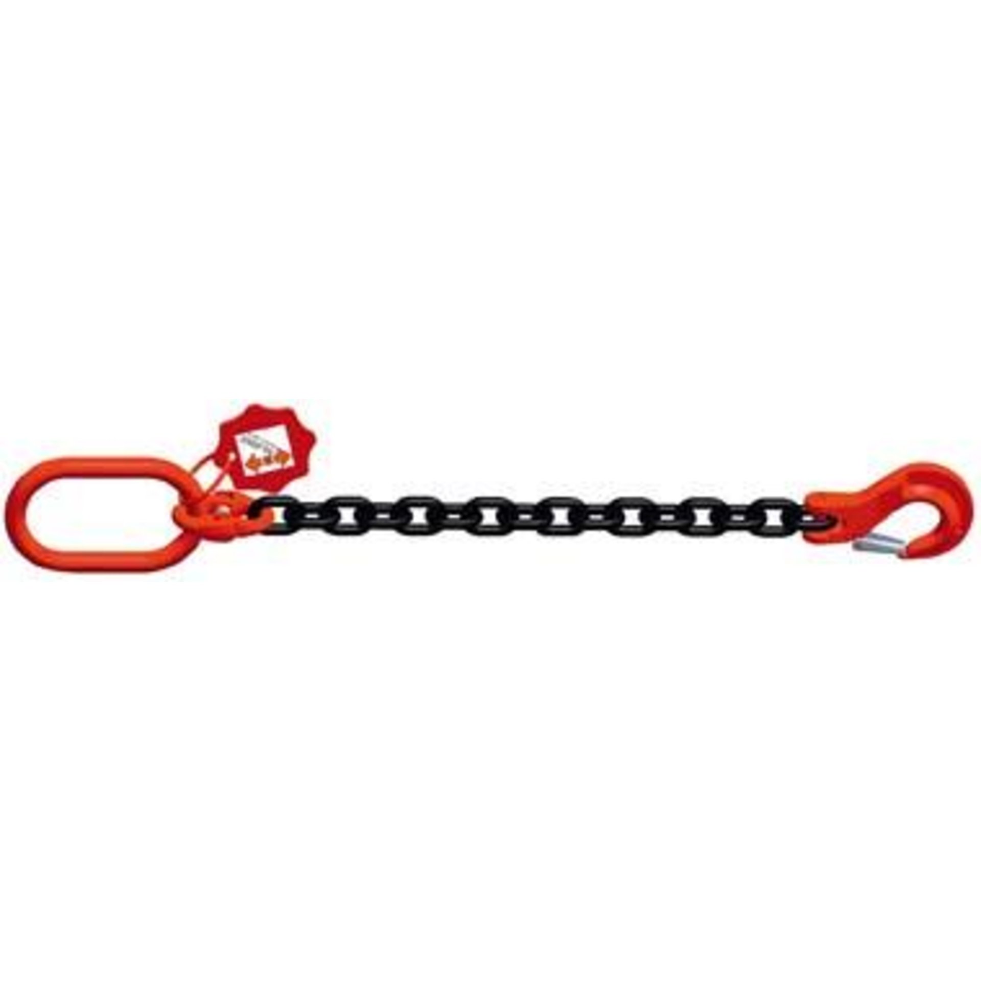 Einstrang-Kettengehänge, schwarz lackierte Kette