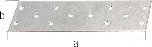 GAH Alberts Lochplatten Stahl sendverz. 140 mm x 60 mm x 2 mm mit CE? Ja