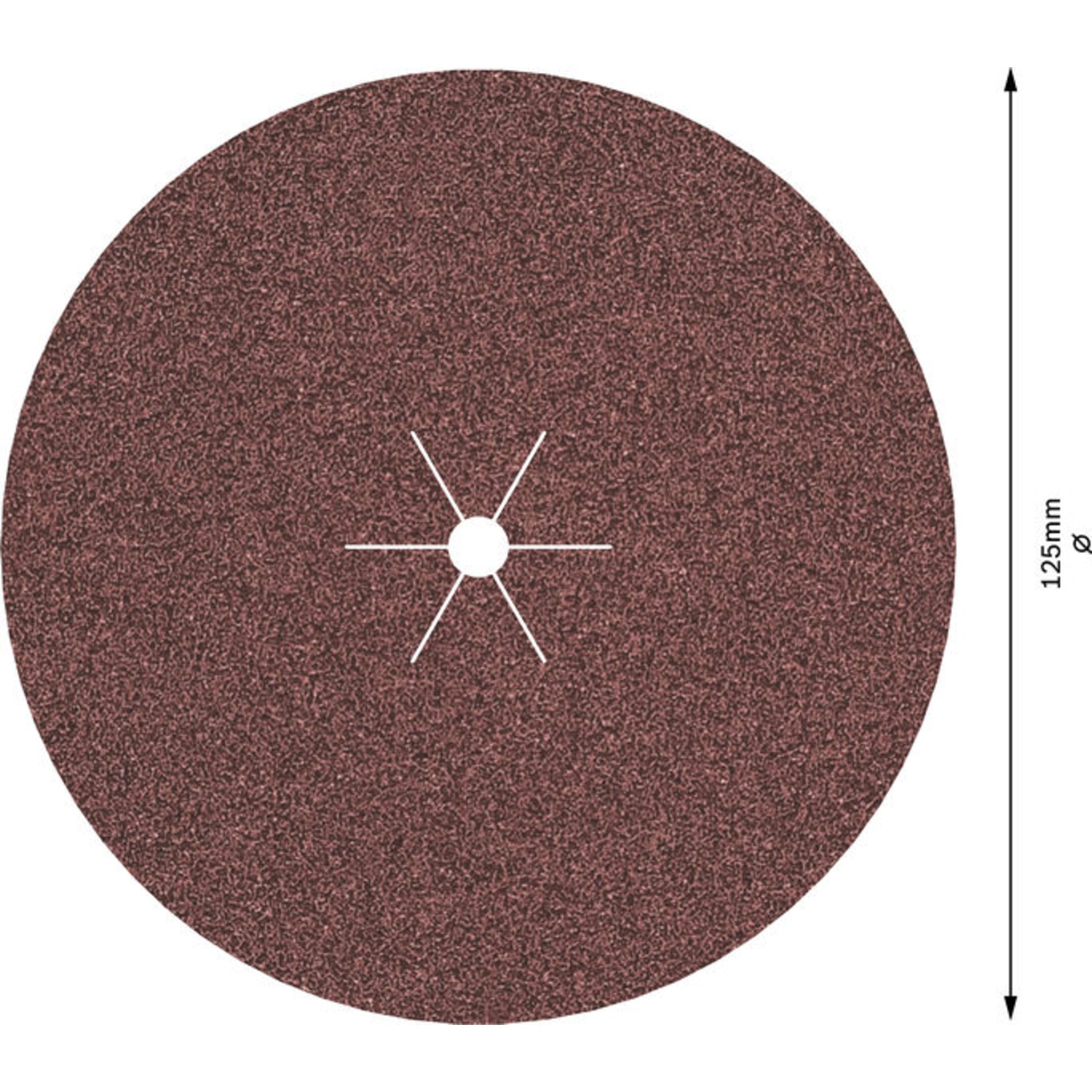 PRO F460 Schleifblatt, 125 mm, G80, 5-tlg.