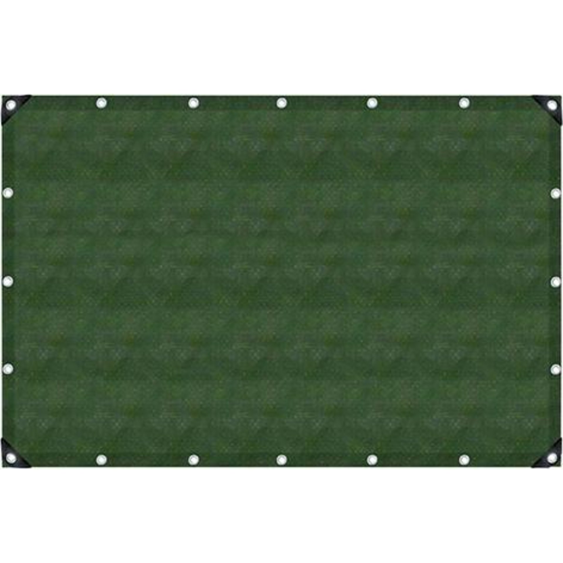 Gewebeplane oliv 4x6m UV-stabilis. Ösen 50 cm