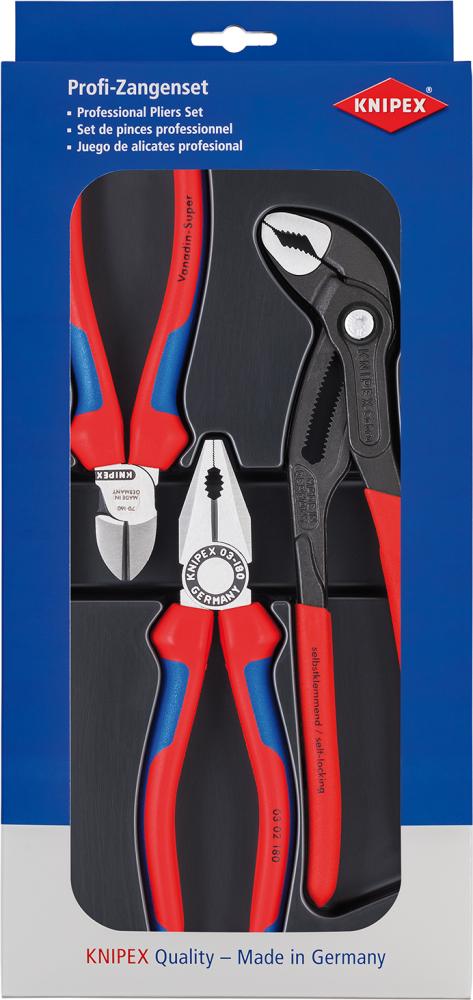 Knipex Zangen-Satz Profi 3-teilig Knipex Zangen-Satz Profi 3-teilig