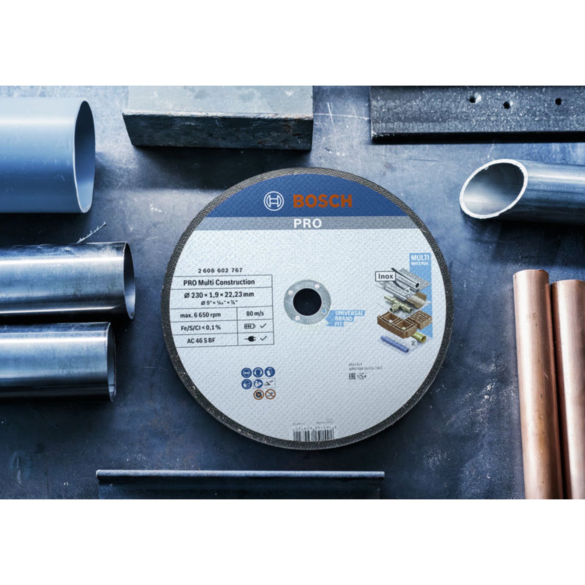 PRO Multi Material Trennscheibe, 180 x 1.6 x 22,23 mm