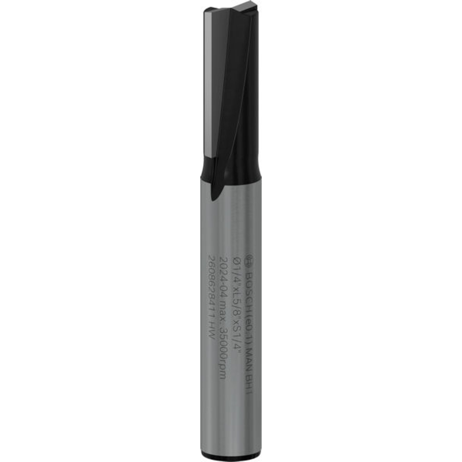PRO Nutfräser, zweischneidig, Ø 1/4" x L 5/8", Schaft 1/4"