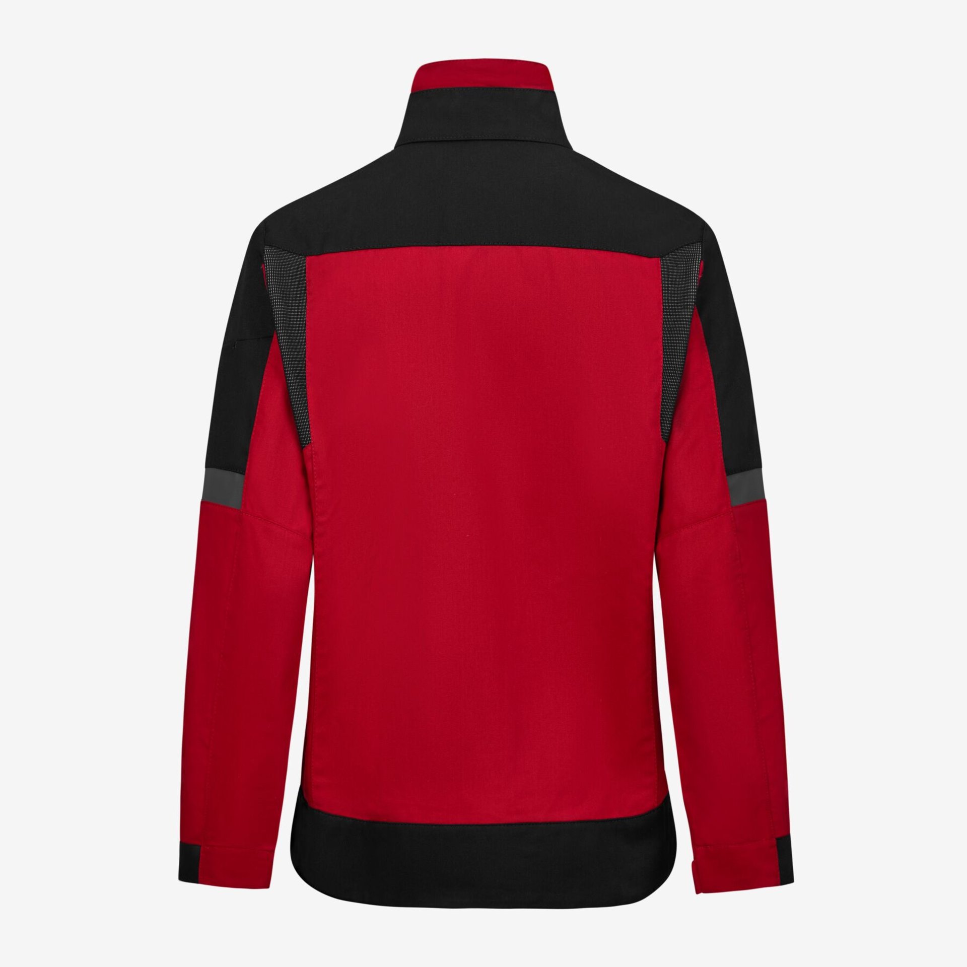ANDREA Arbeitsjacke Damen rot-schwarz XL