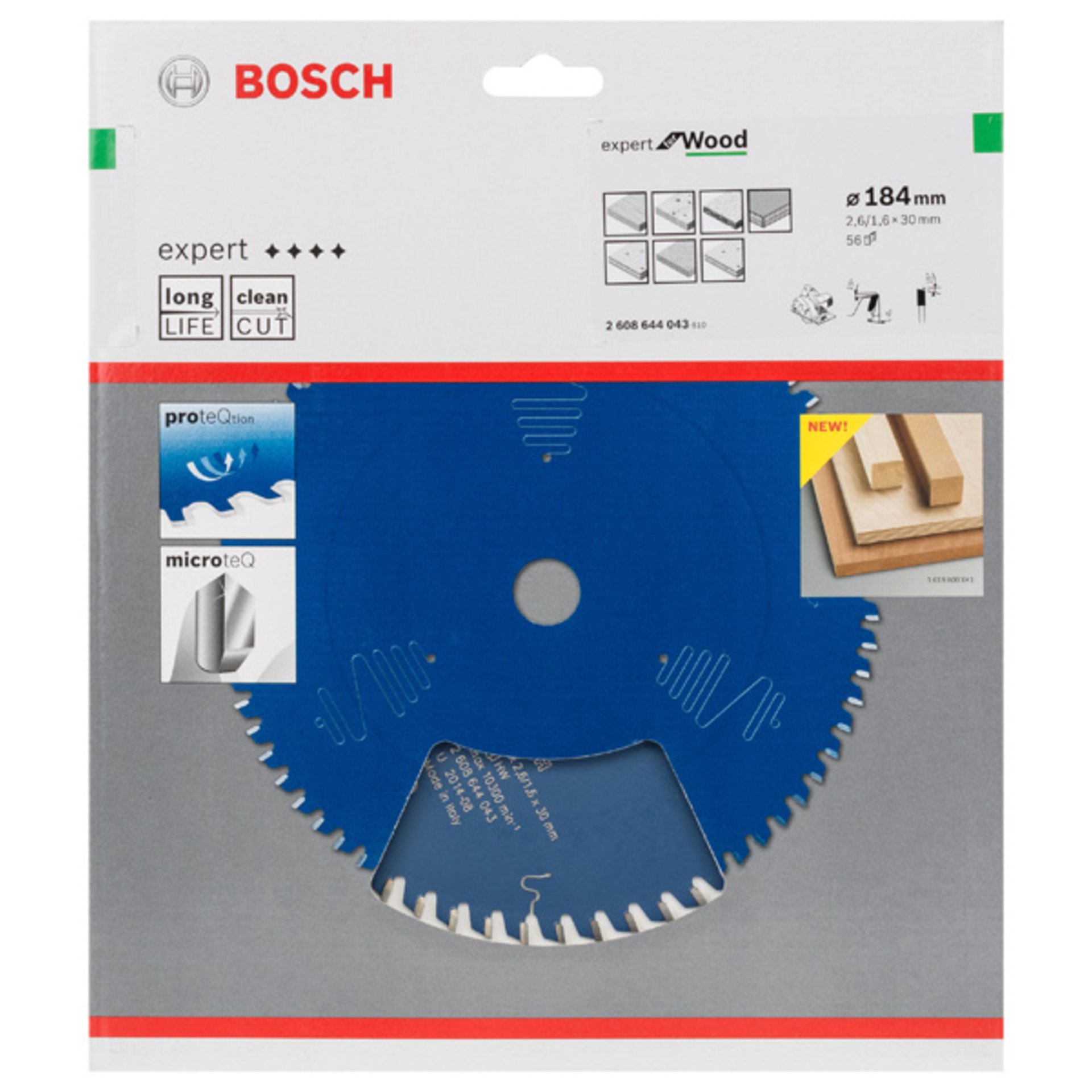 Kreissägeblatt Expert for Wood, H 184 x 30, Z56