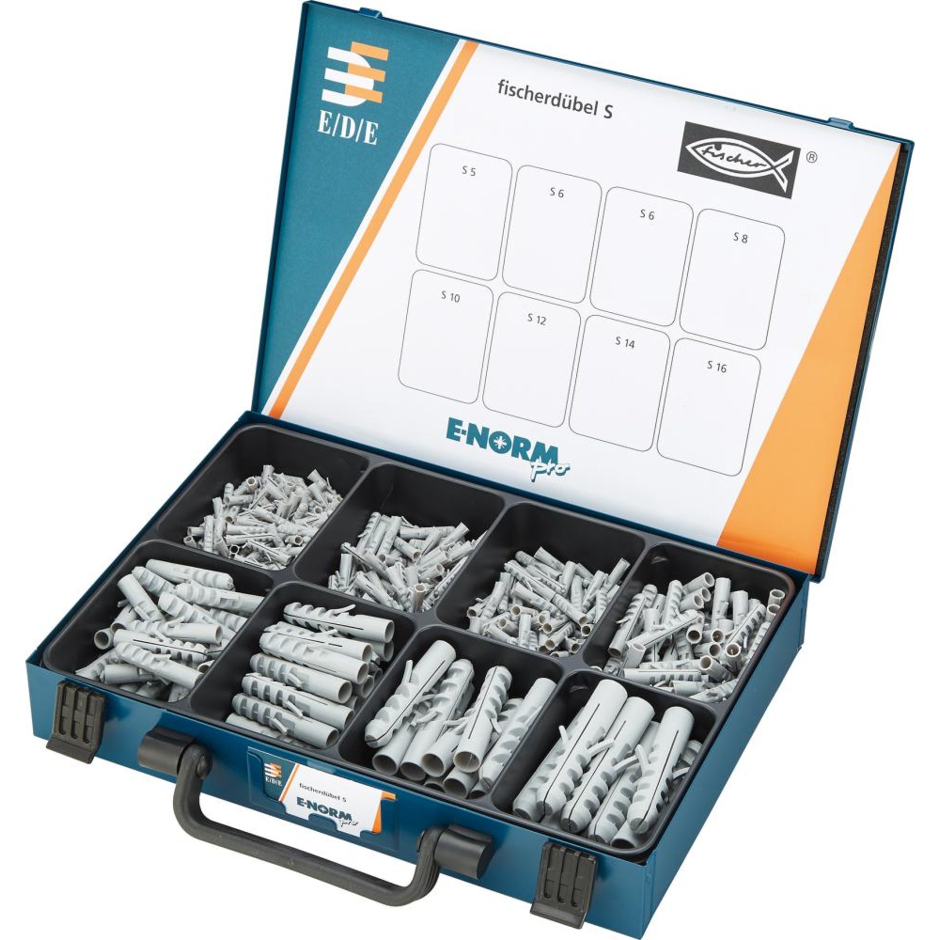 E-NORM Montagekoffer 21 fischer S Dübel E-NORMpro