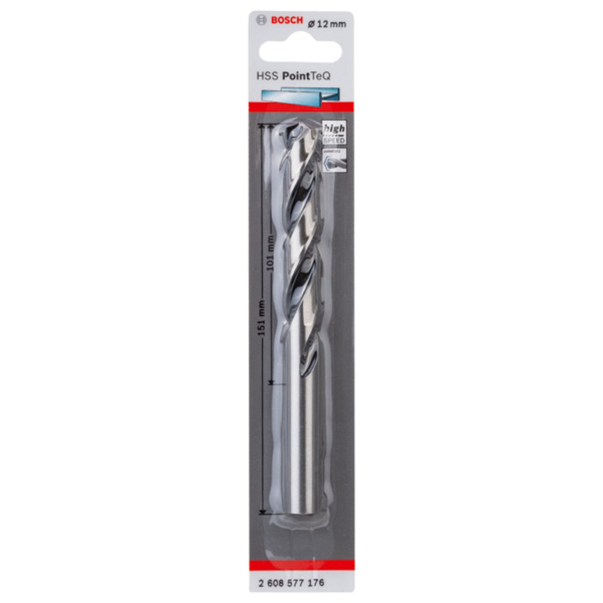 Metallspiralbohrer HSS PointTeQ, DIN 338, 12,0 mm, 1er-Pack