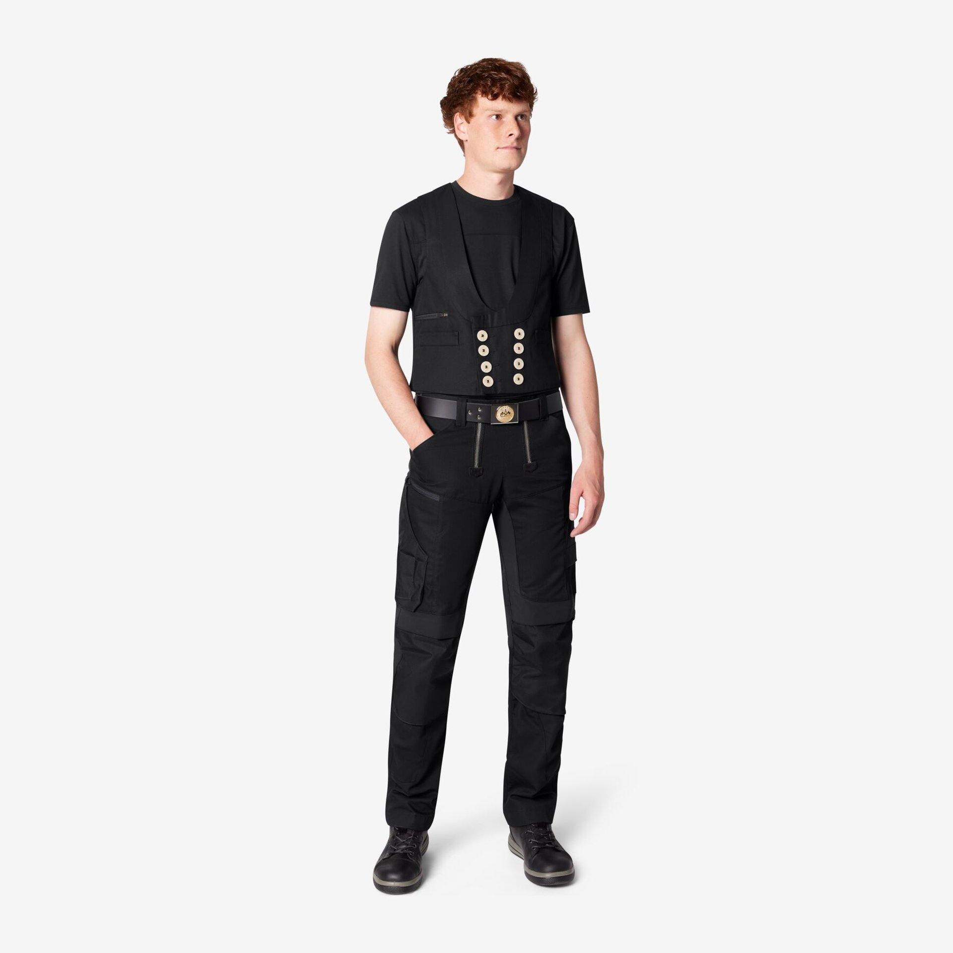 MAXI Zunfthose elastisch schwarz 102