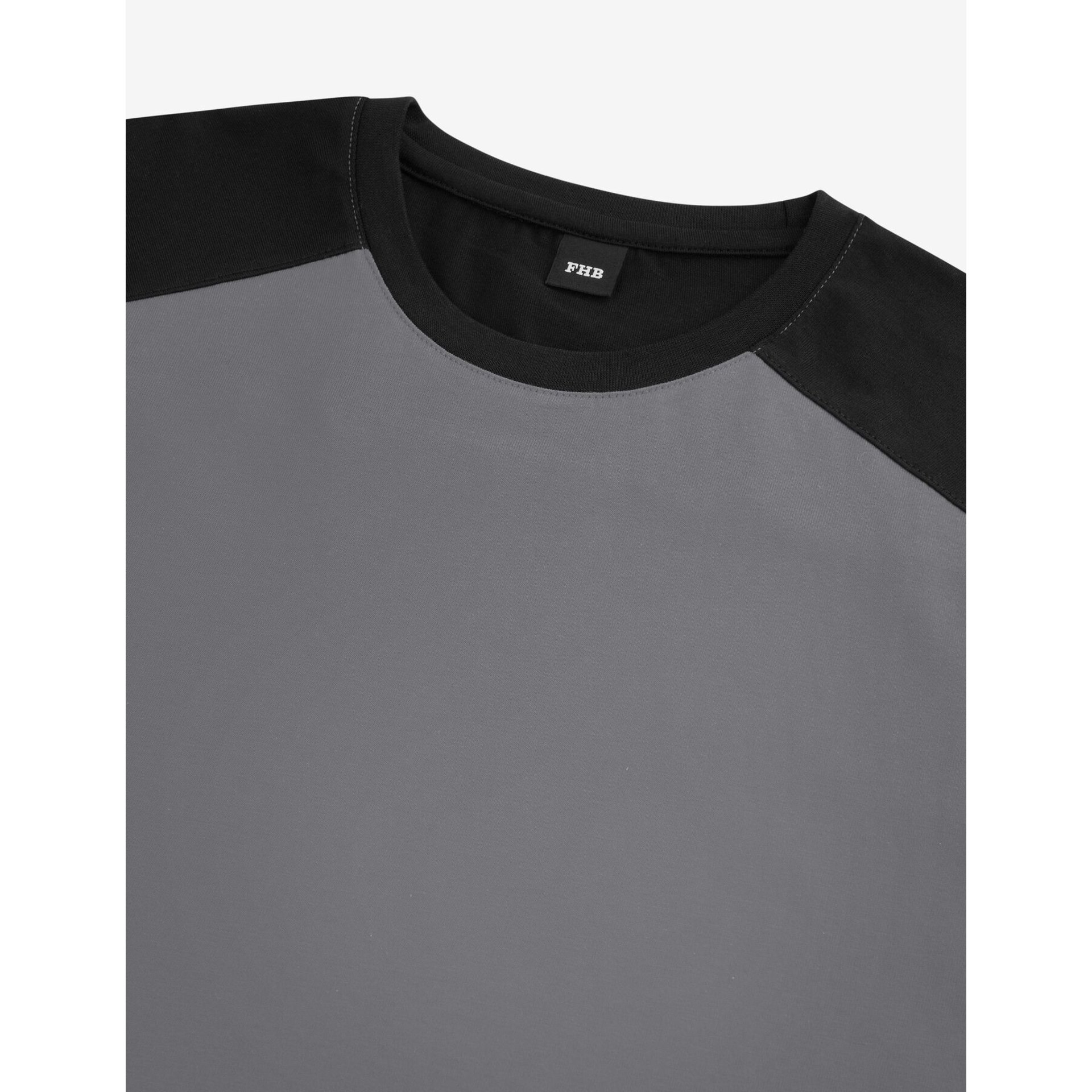 MARC T-Shirt zweifarbig grau-schwarz Gr. 2XL