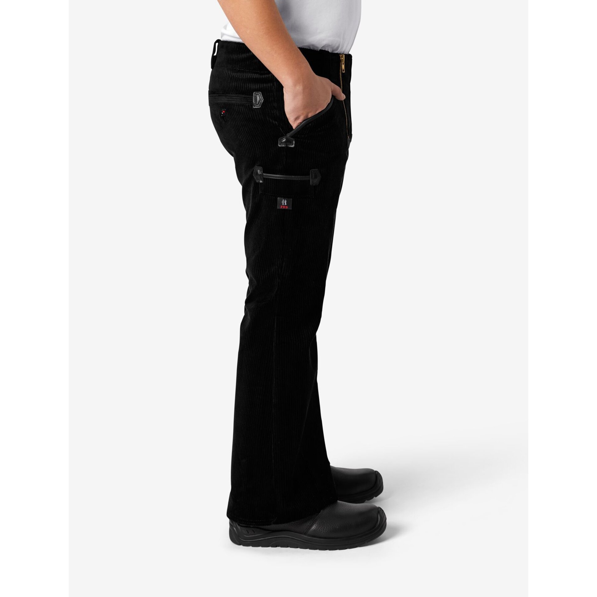MICHAEL Zunfthose Trenkercord  Dreidraht schwarz 25