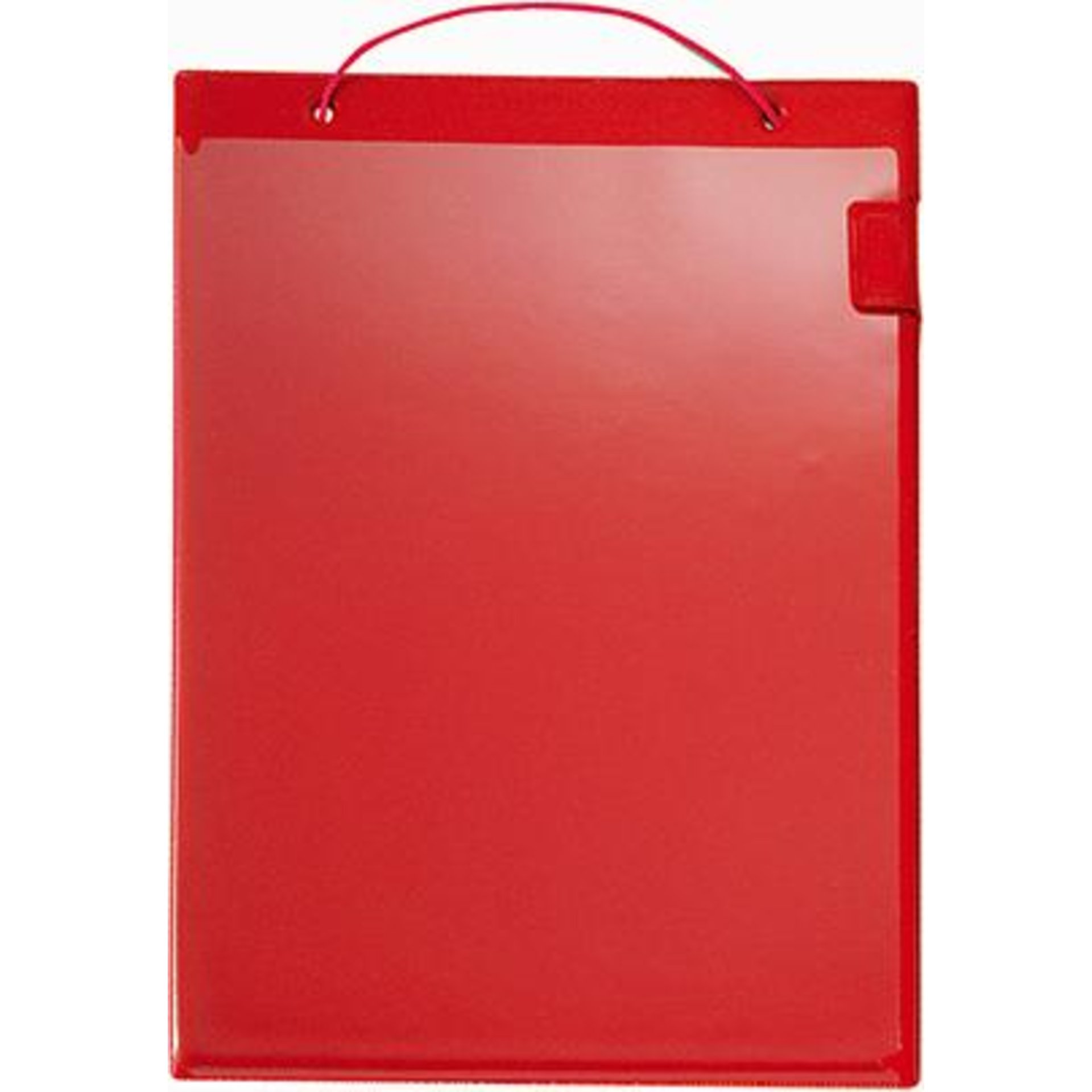 Auftragsschutztasche ohne Schluesselfach VE 10 Stk., A 4 rot