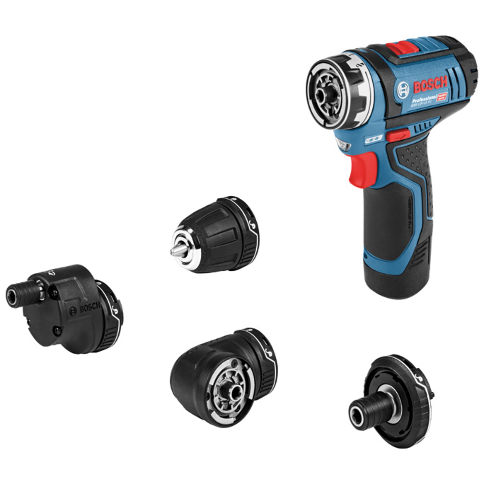 Akku-Bohrschrauber GSR 12V-15 FC, mit 2 x 2.0 Ah Akku, L-BOXX, 1 Aufsatz