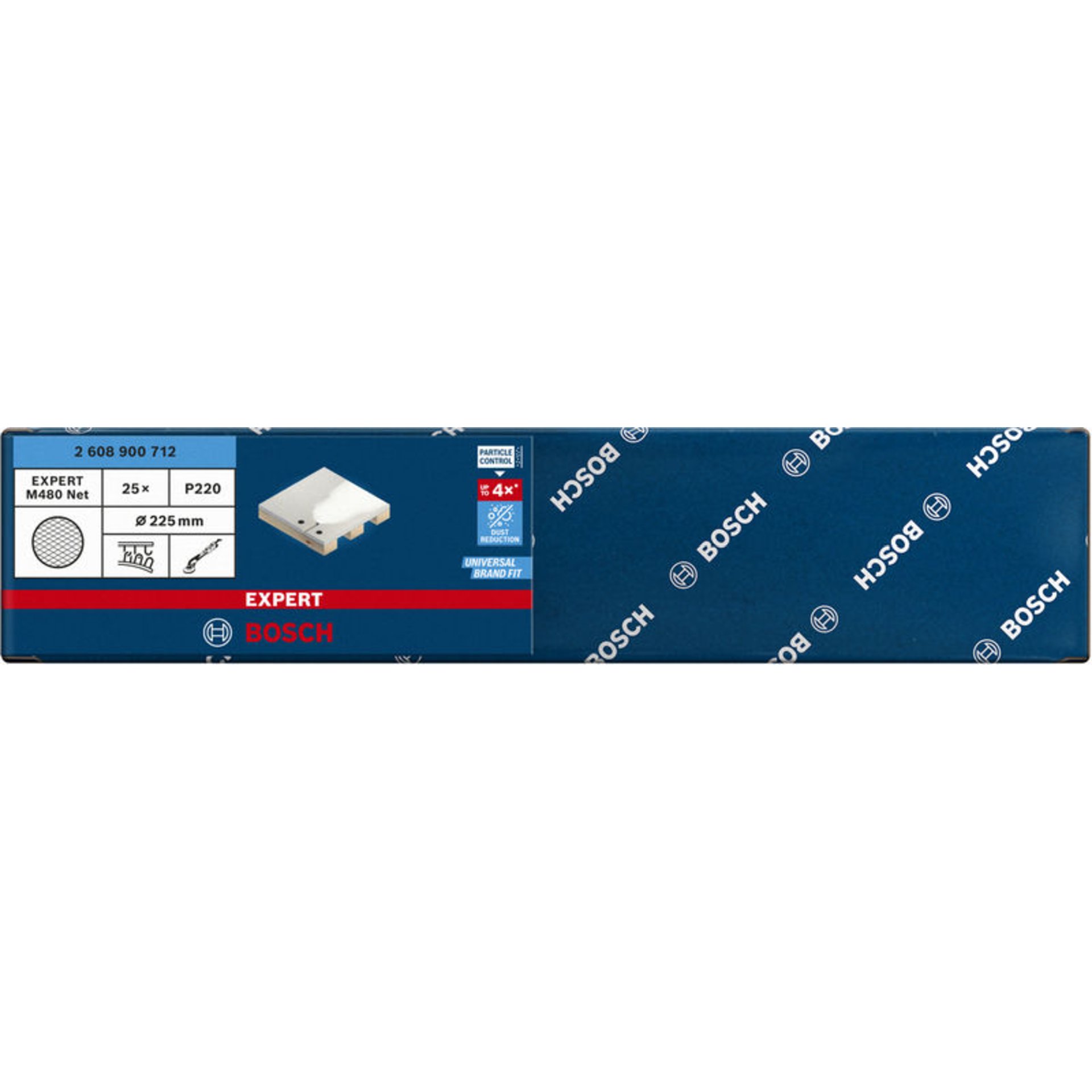 EXPERT M480 Schleifnetz für Trockenbauschleifer, 225 mm, K 220, 25 Stk.