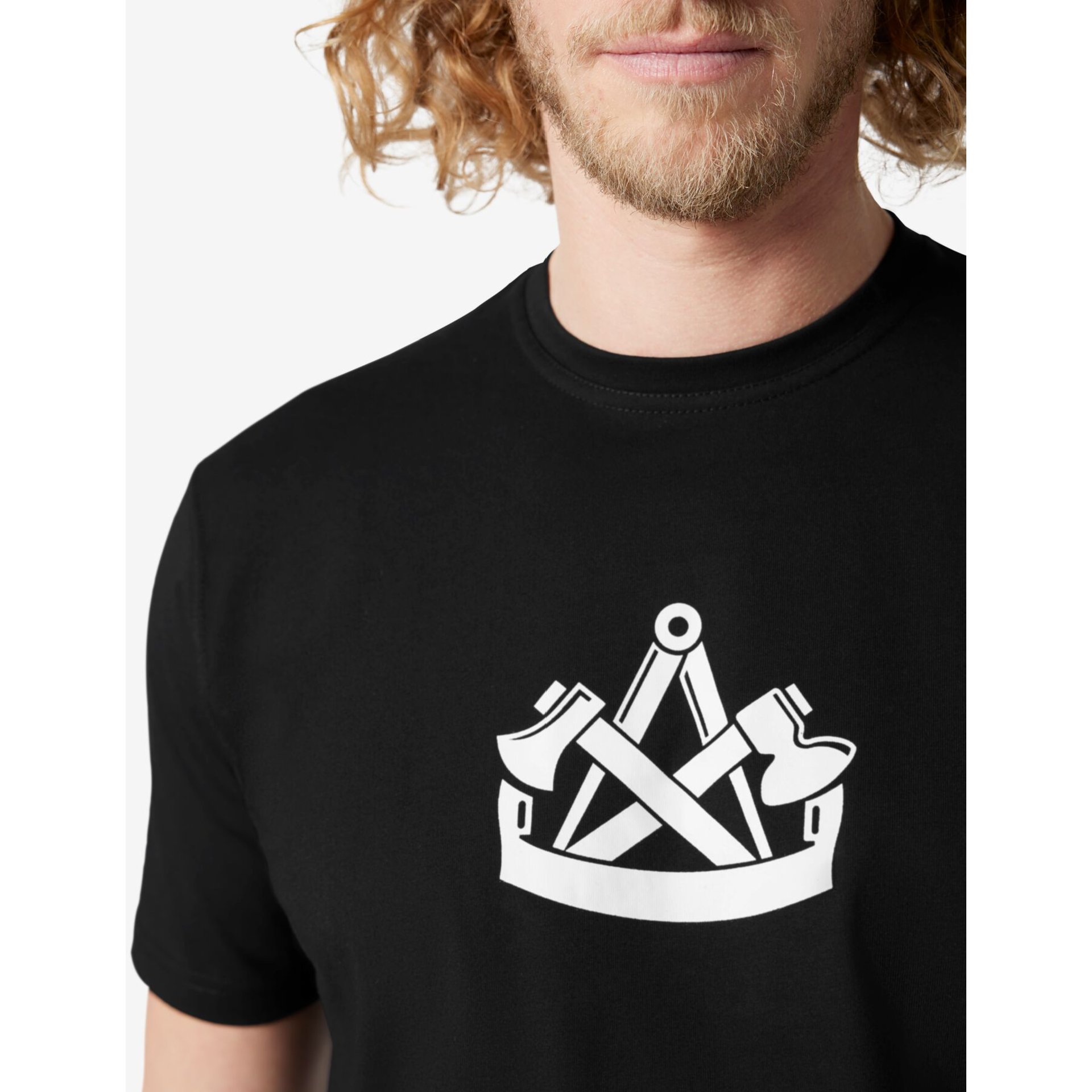 KLAAS T-Shirt Zunftzeichen Zimmermann schwarz 3XL