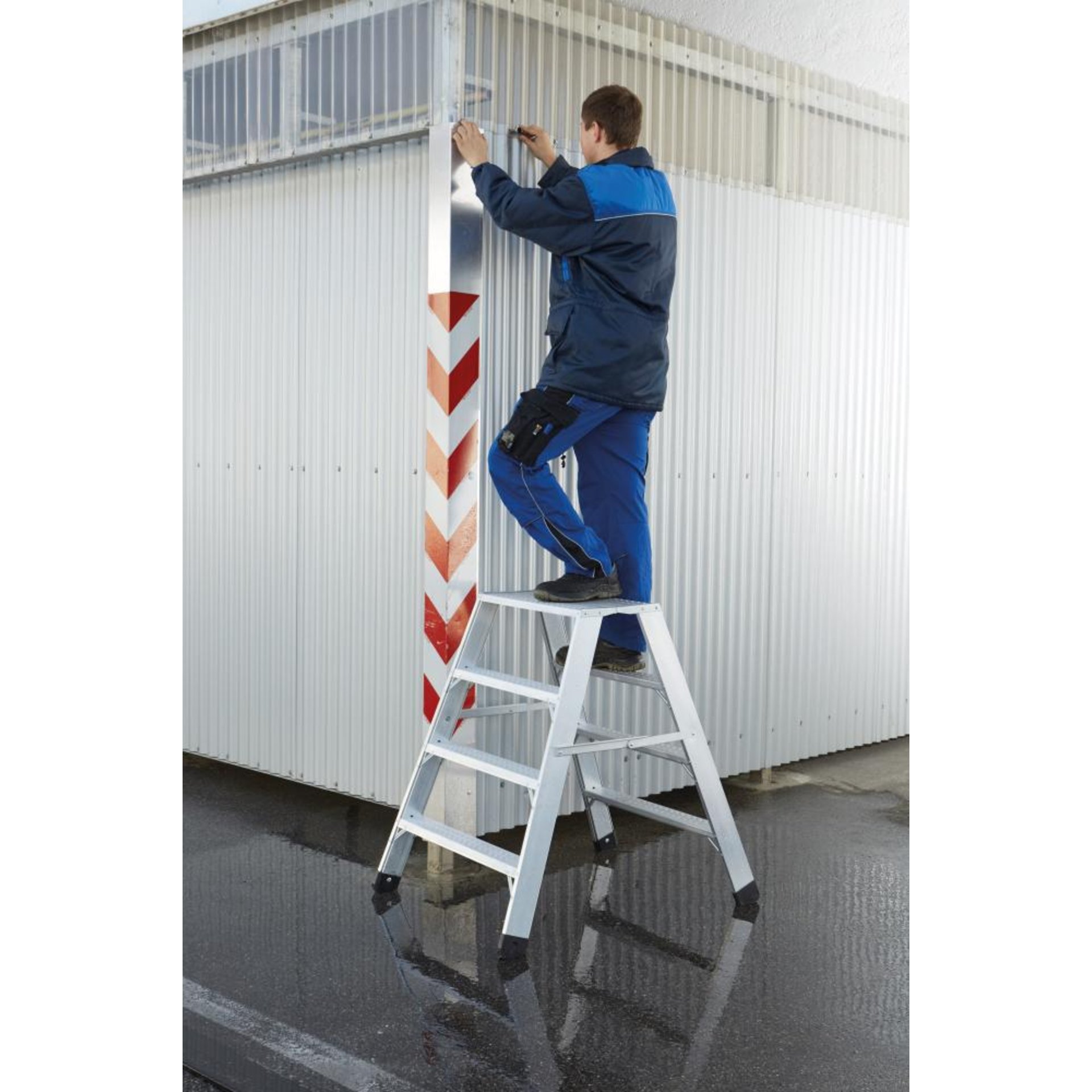 Arbeitspodest Seventec RC BP 2x2 StufenPlattformhöhe 0,49 m Arbeitshöhe 2,49 m