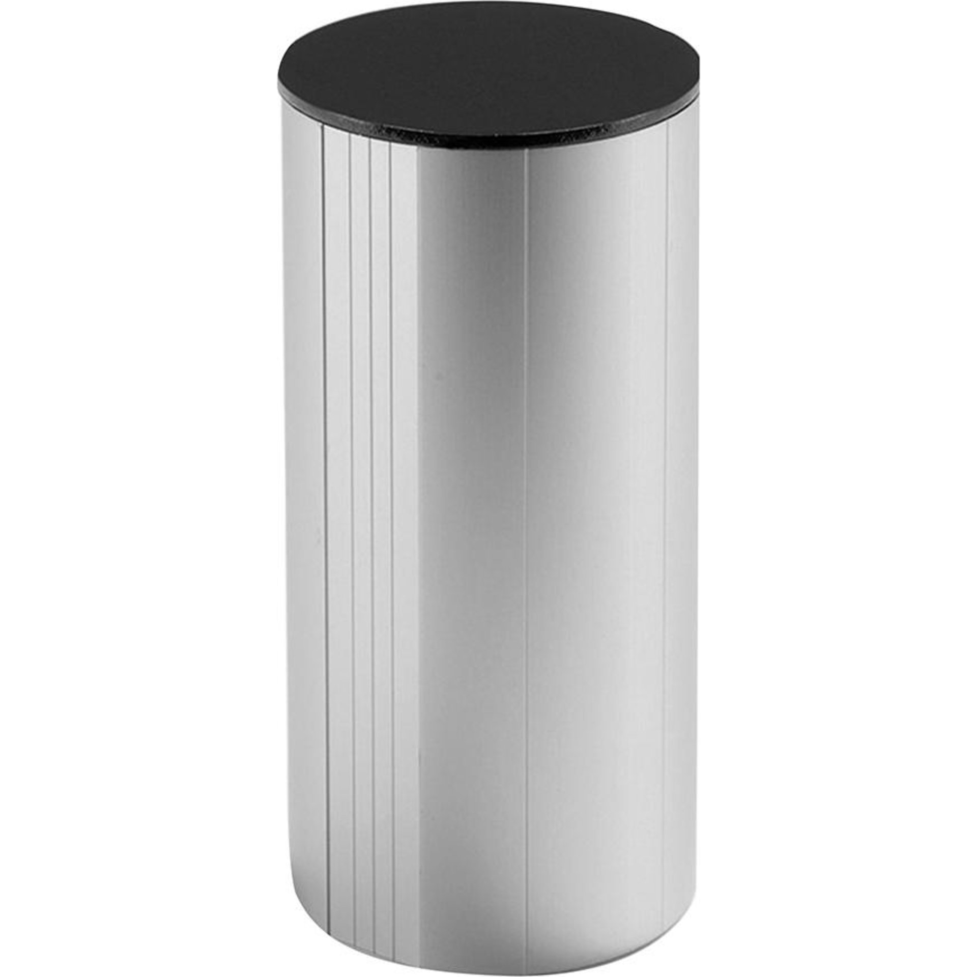 Ovalrohrständer (VE2) Länge 2600 mm silber zum Einbetonieren