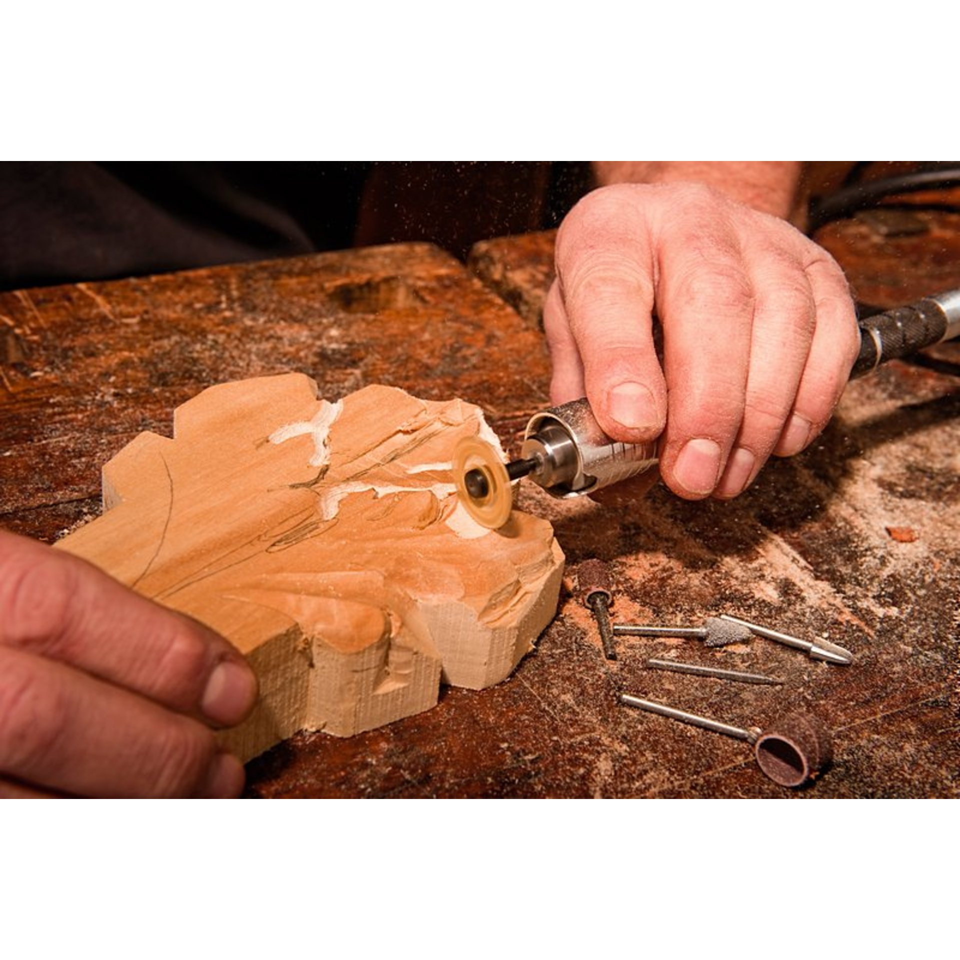 DREMEL® Fortiflex 9100-21 Stark belastbare biegsame Welle (300 W), 21 Zubehöre
