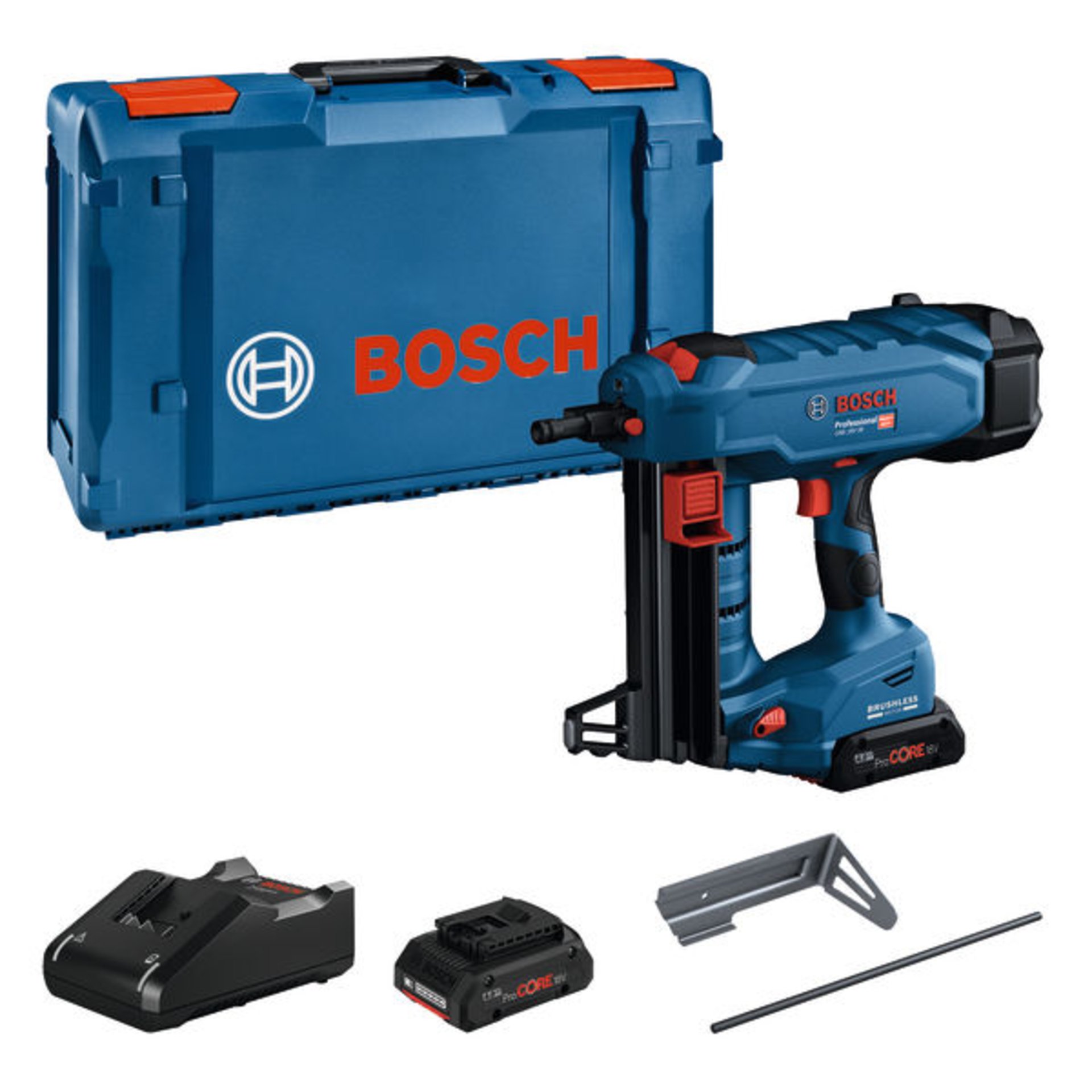Akku-Betonnagler GNB 18V-38, 2 x Akku ProCORE18V 4.0Ah, XL-BOXX