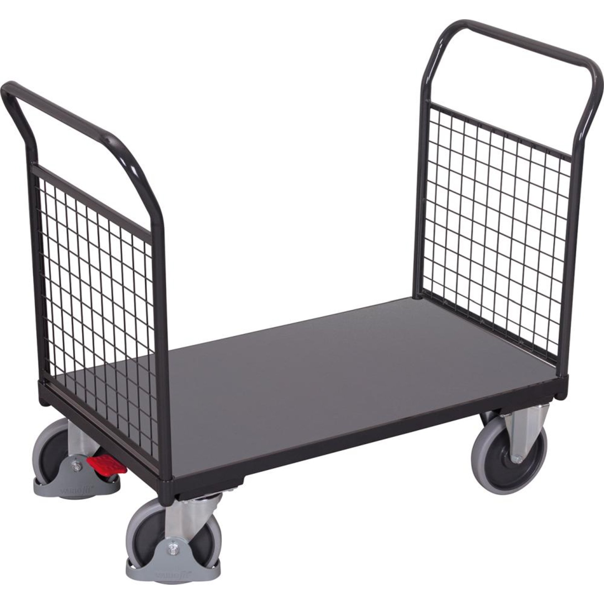 Doppel-Stirnradwagen mit Draht RAL 7016 sw-500.201/AG