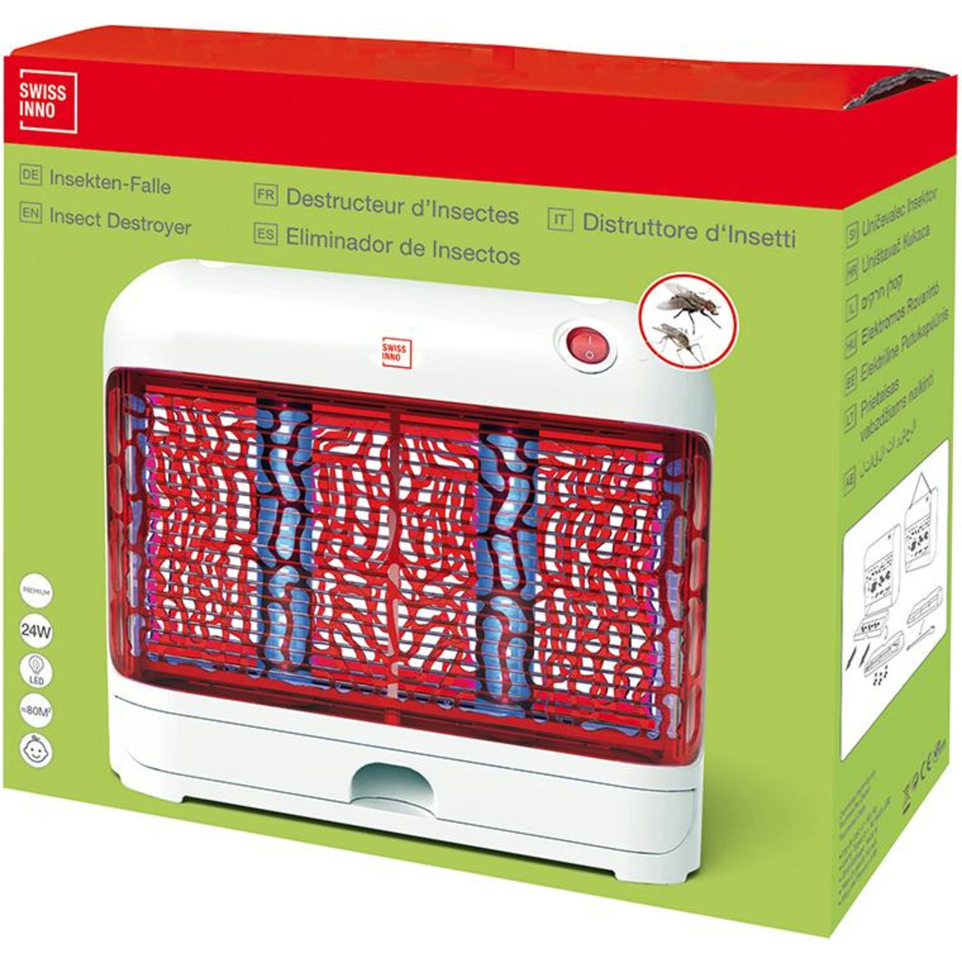 Insektenvernichter 24W LED Premium Swissinno Solution