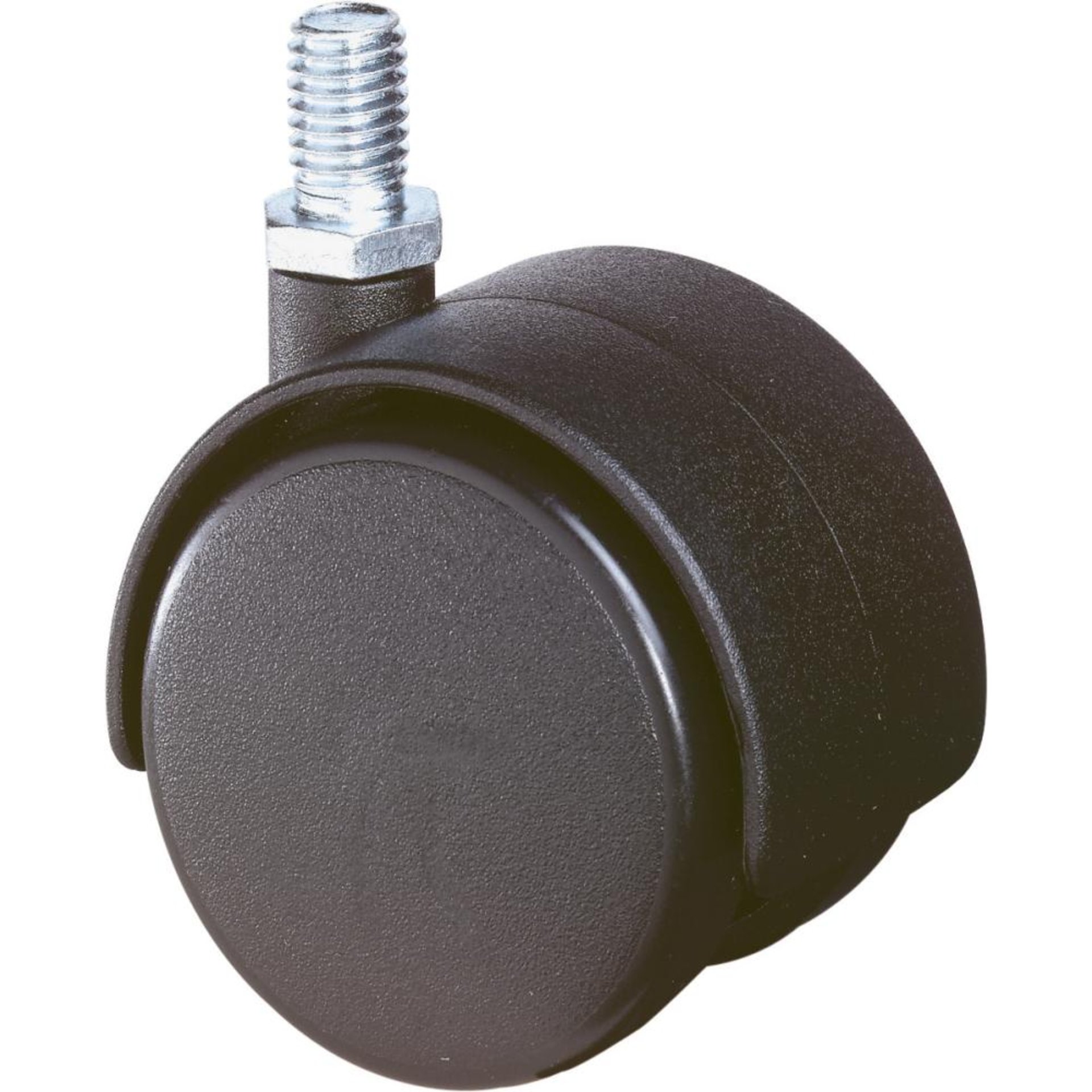 Kunststoff Doppelrolle F75 mit Gewindestift