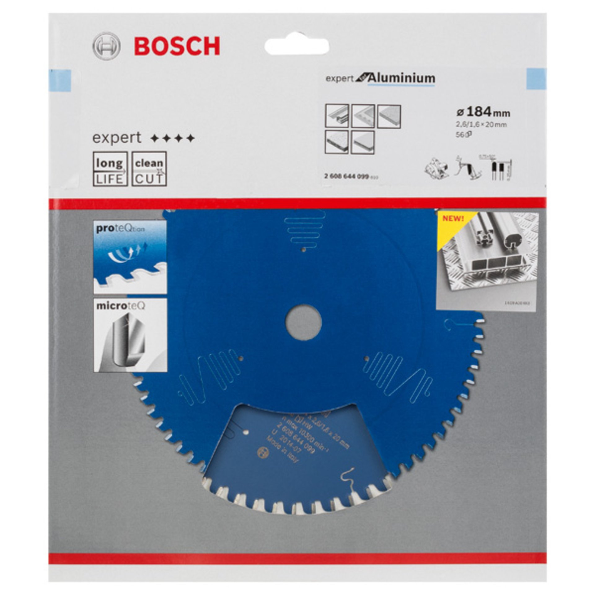 Kreissägeblatt Expert for Aluminium, H 184 x 20, Z56