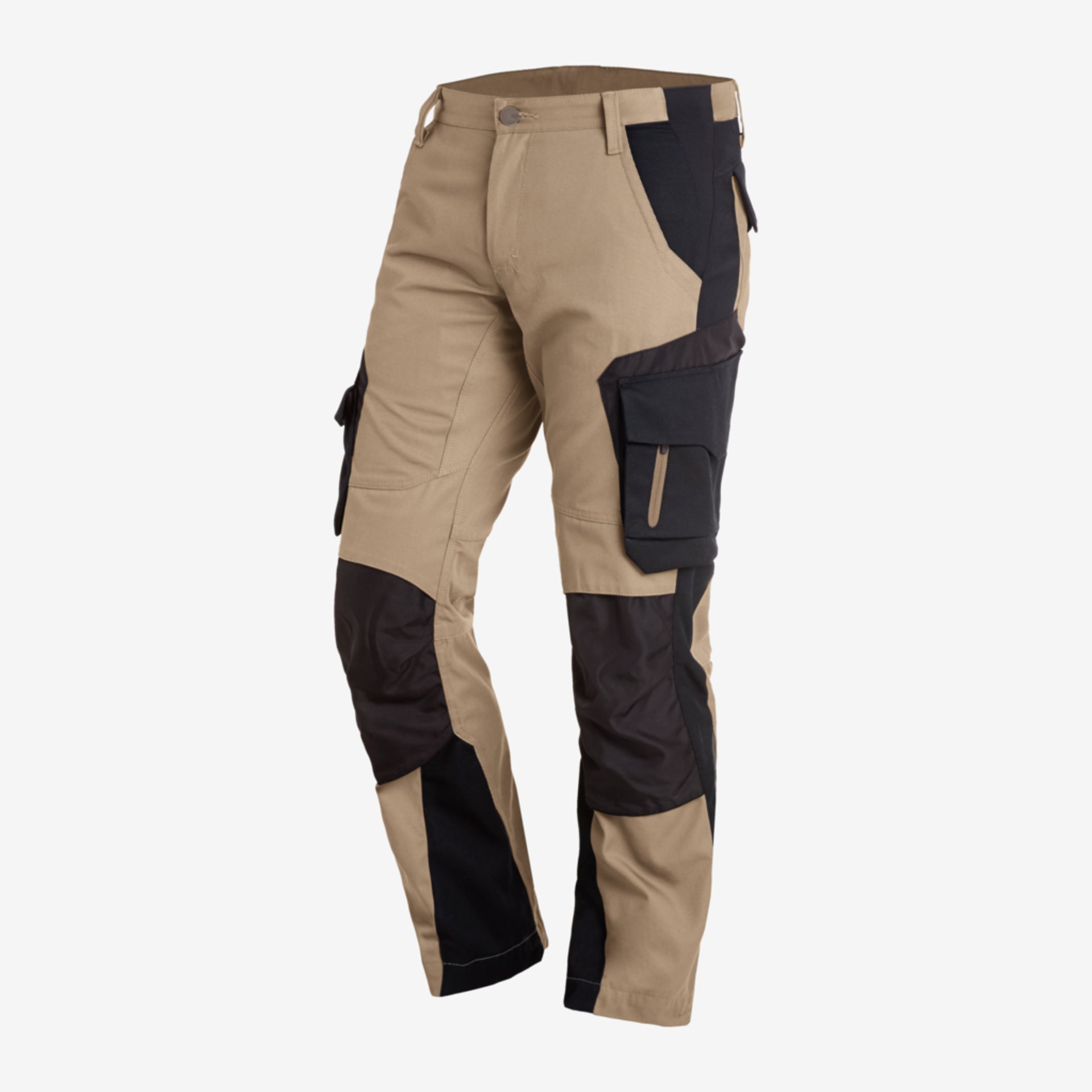 FLORIAN Arbeitshose beige-schwarz 88