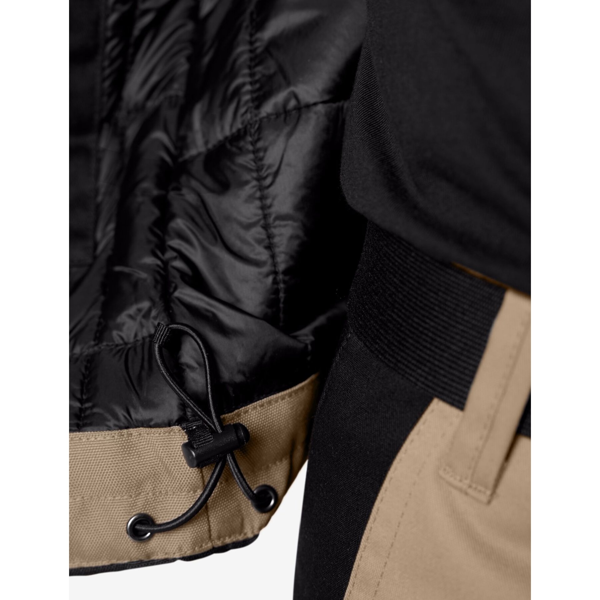 HAUKE Arbeitsweste beige-schwarz XS