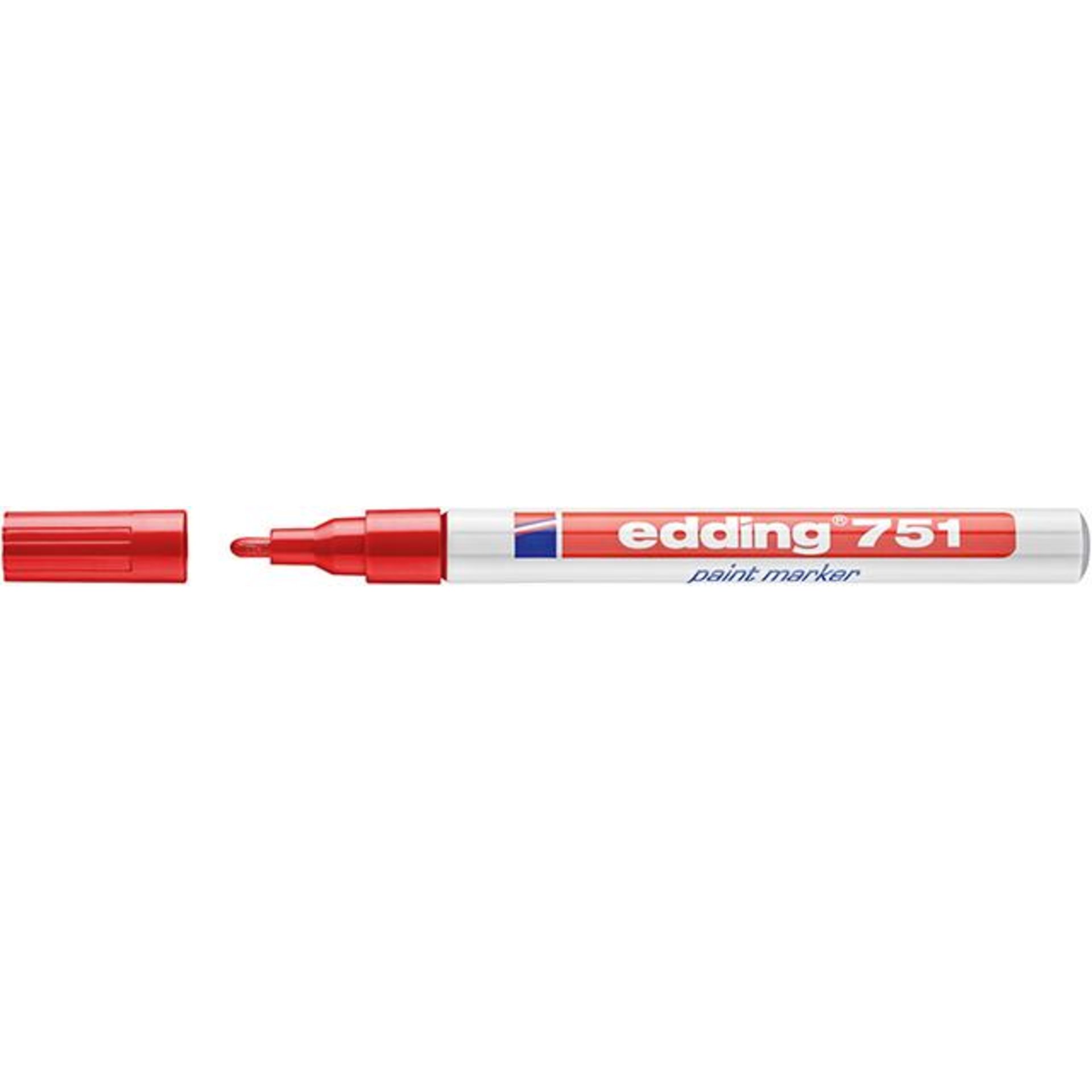 Lackmarker Nr. 751 rot edding