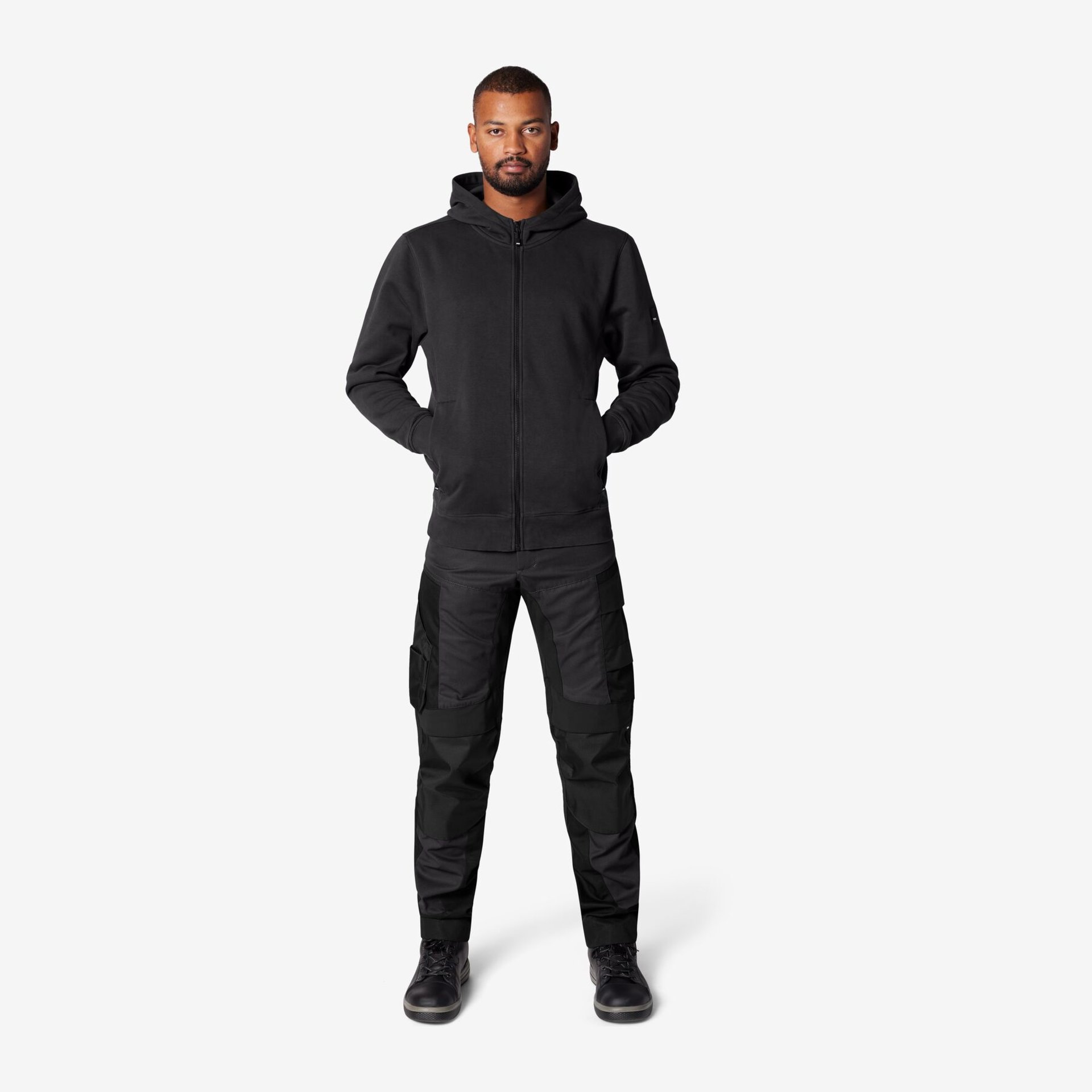 QUENTIN Hoodie-Jacke unisex anthrazit 2XL