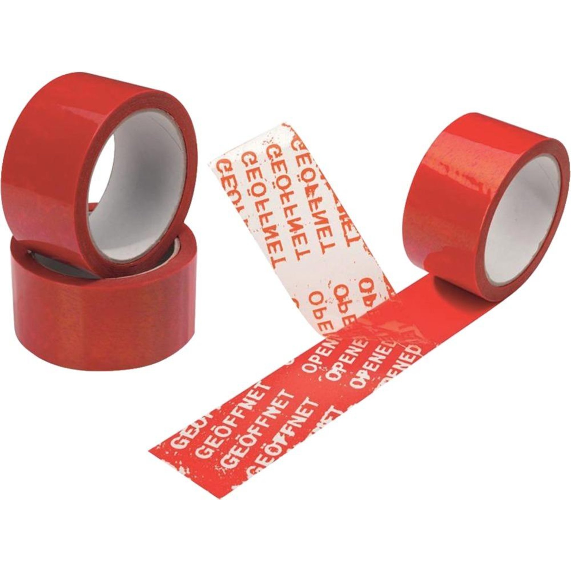 Sicherheitsklebeband rot, 50mm x 50m
